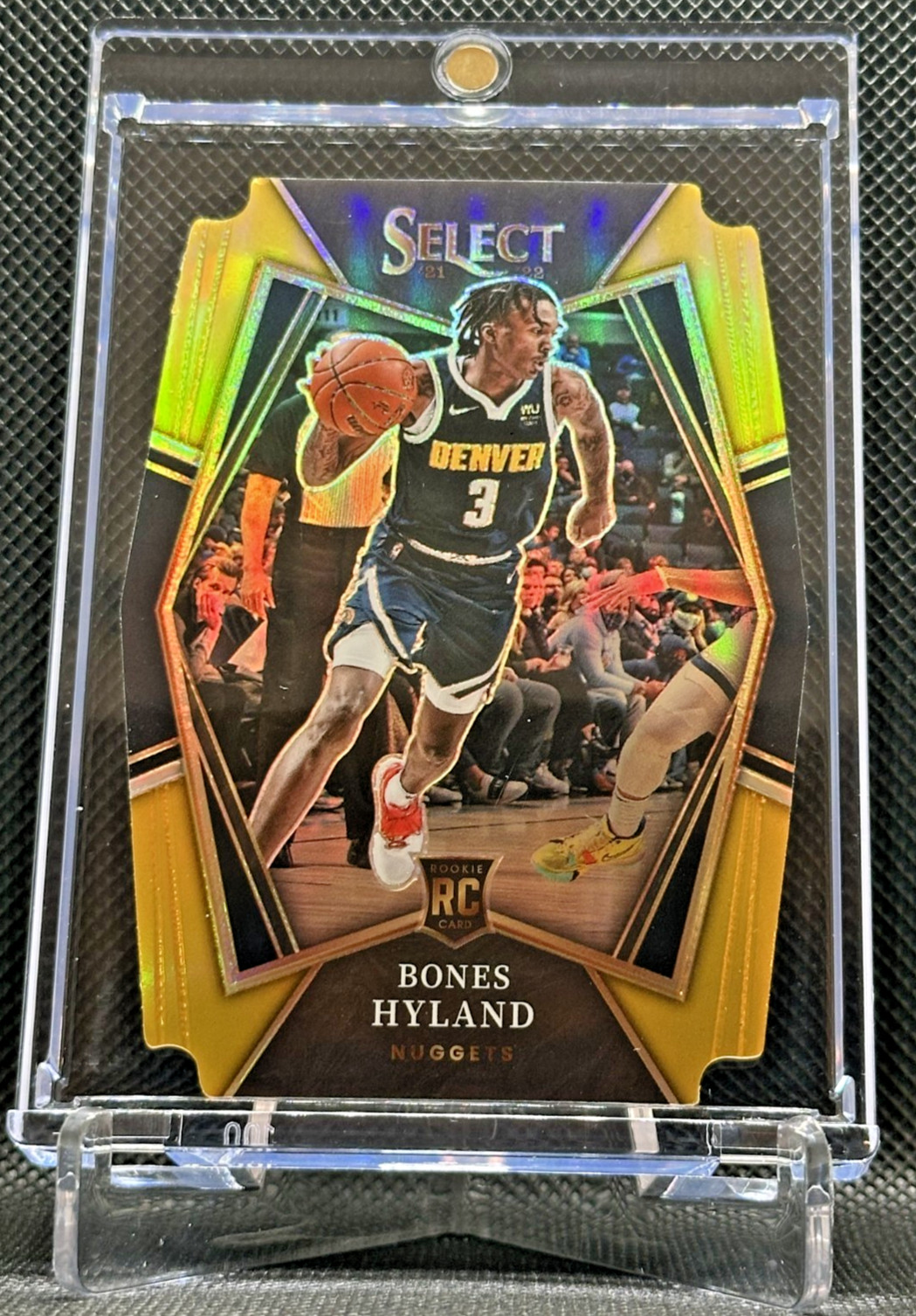 2021 Select Bones Hyland TRUE GOLD #’D /10 RC #174 Nuggets now T-Wolves RARE!