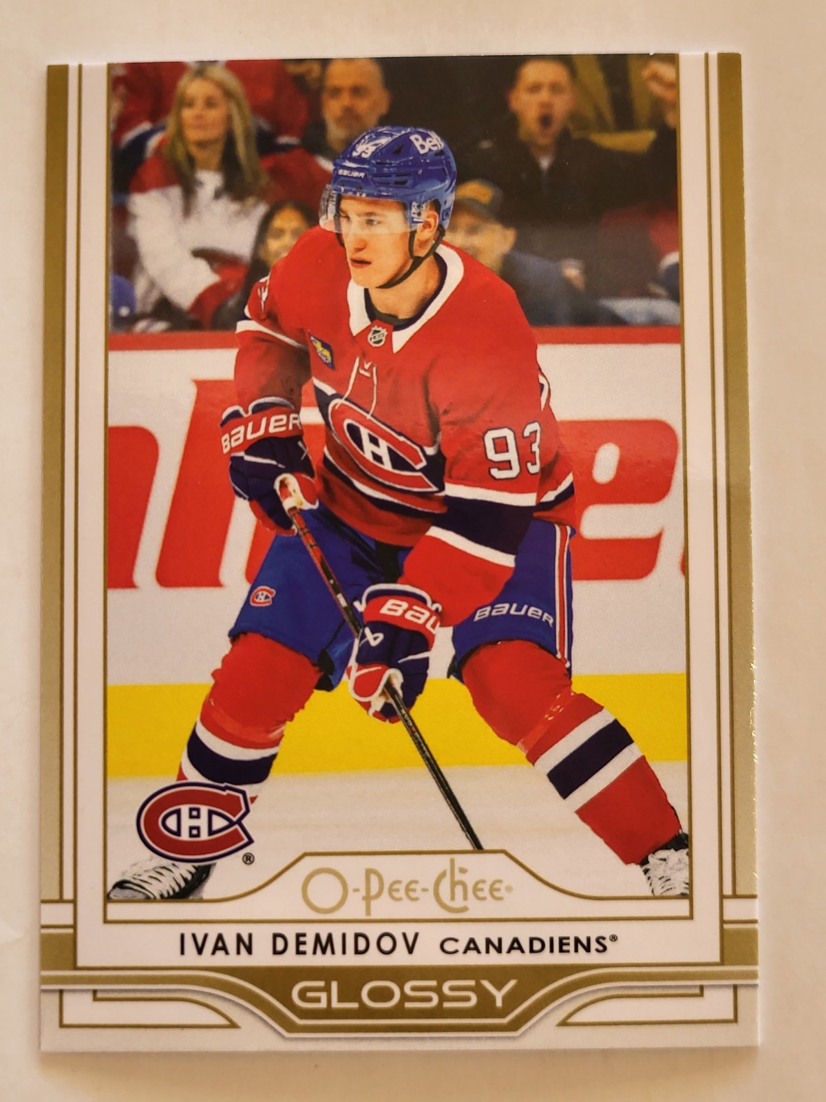 2025-26 Upper Deck Series 1 O-Pee-Chee Glossy Gold OG-22 Ivan Demidov Canadiens