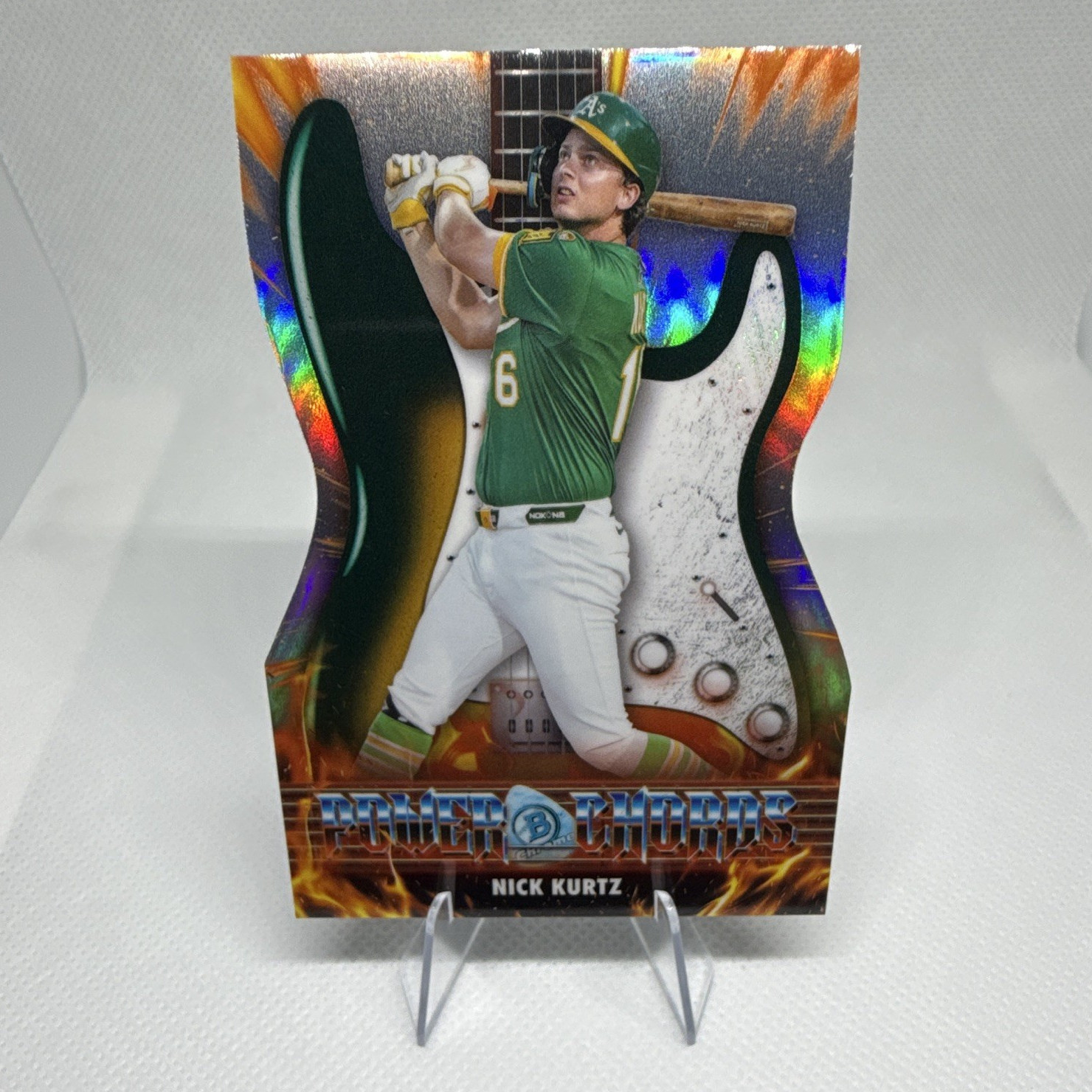 Topps Bowman Chrome 2026 Nick Kurtz Athletics Power Chords Insert #PC-6