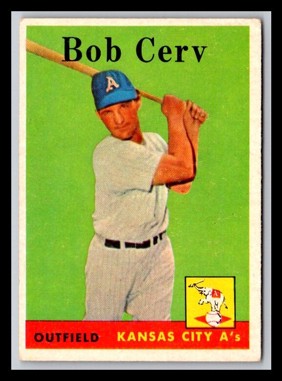 1958 Topps #329 Bob Cerv VG or Better