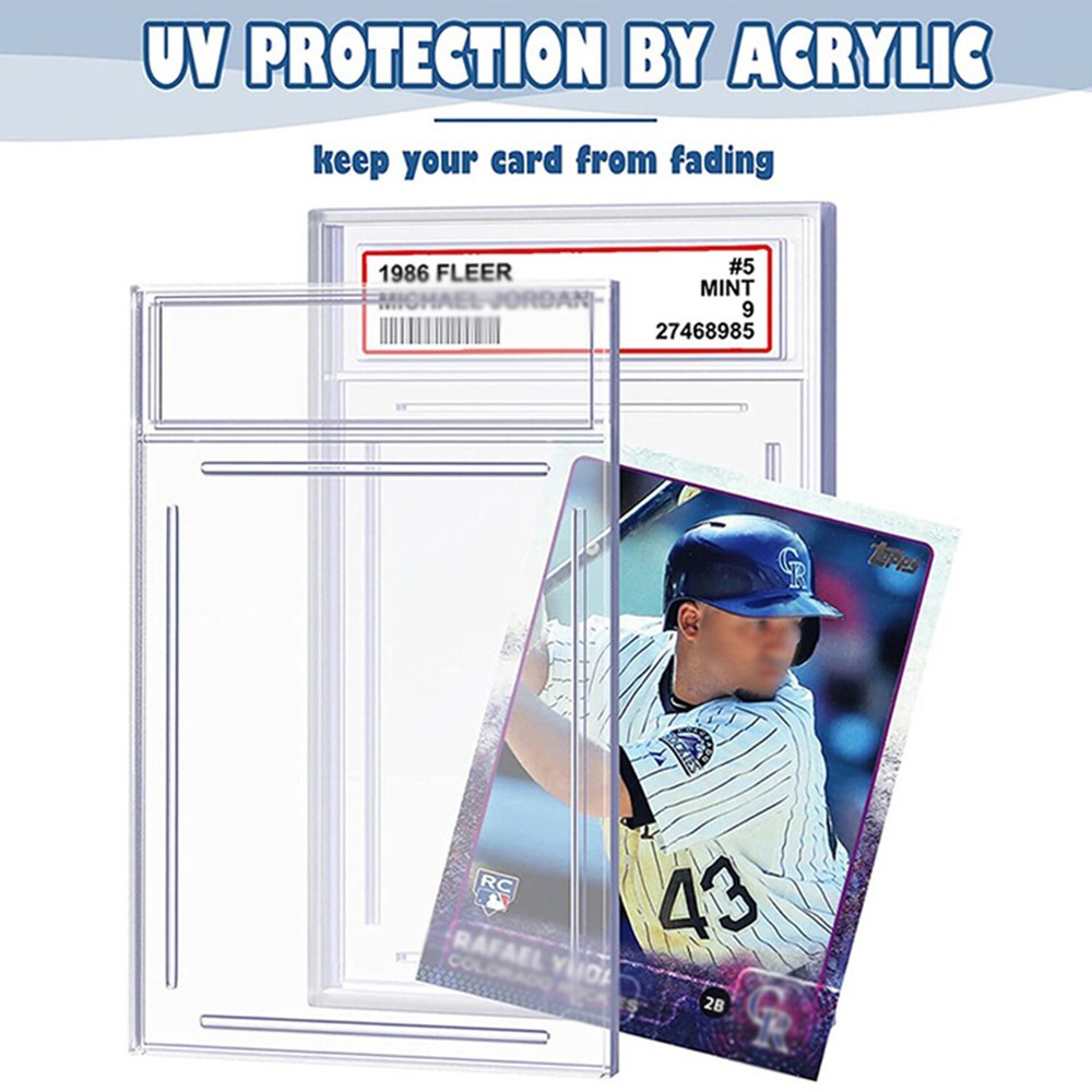 Empty Graded Card Holder PSA Style Slab for Trading Sports Cards Protector Case