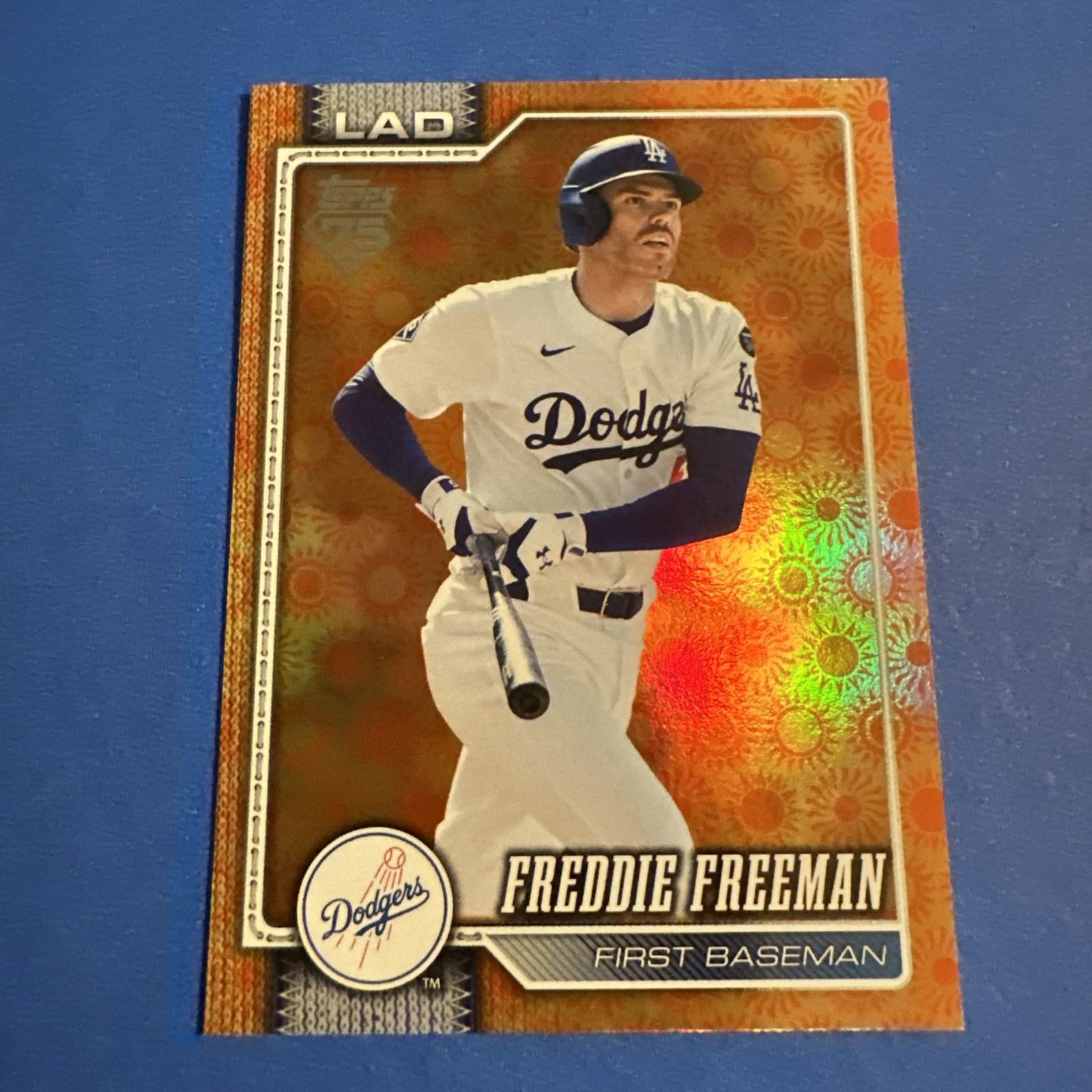 2026 Topps Series 2 Orange Sun Foil #700 Freddie Freeman