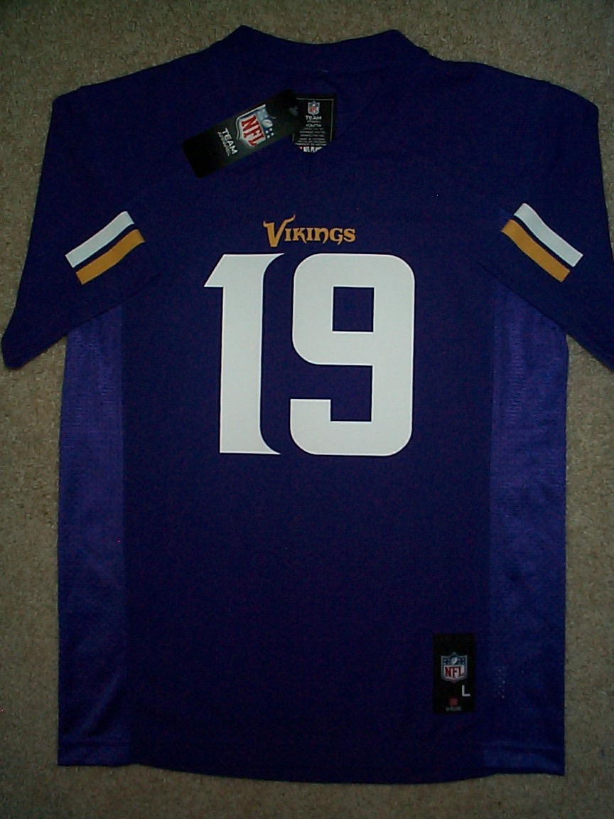 *IRREGULAR* Vikings ADAM THIELEN nfl Jersey YOUTH KIDS BOYS (L-LARGE 14-16)