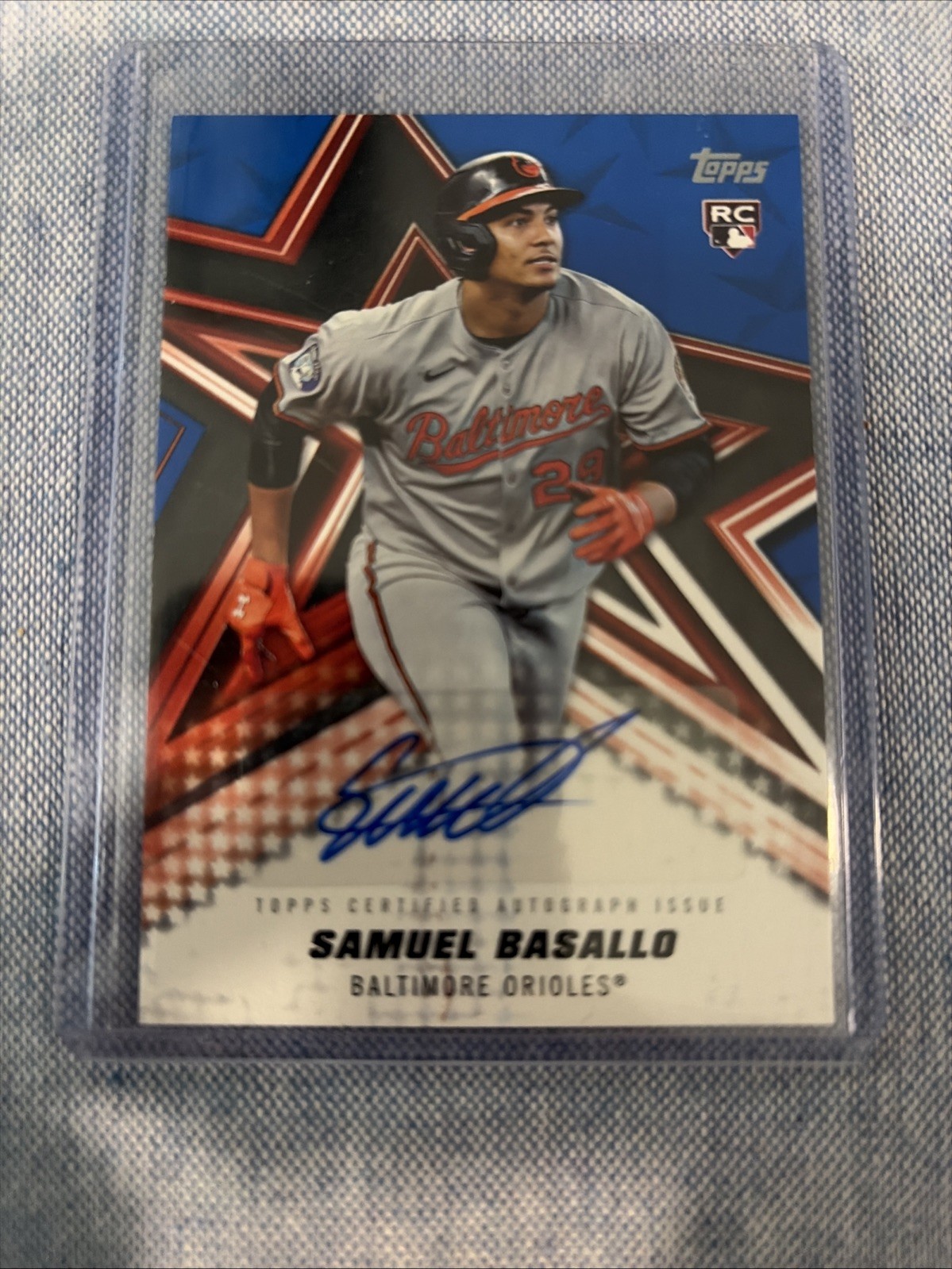 2026 Topps – Samuel Basallo #BSA-SBA – Baseball Stars Autographs Blue #074/150