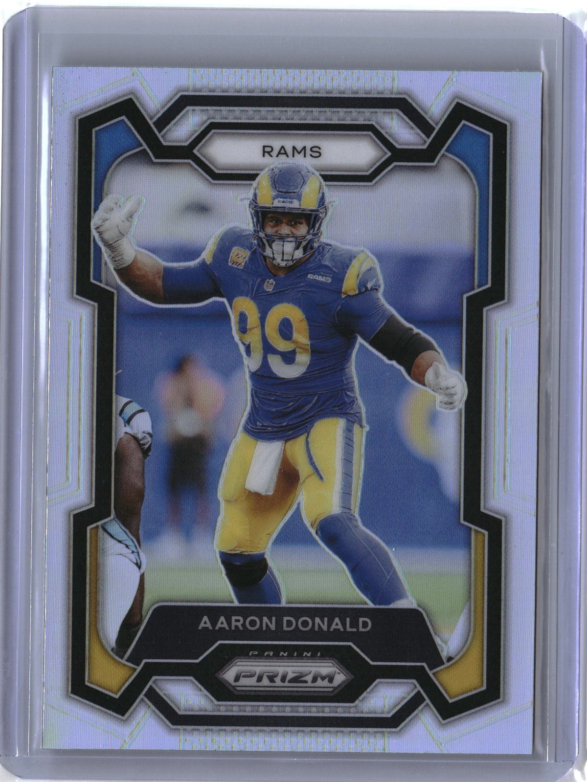 2023 Panini Prizm #162 Aaron Donald Silver Prizm RAMS