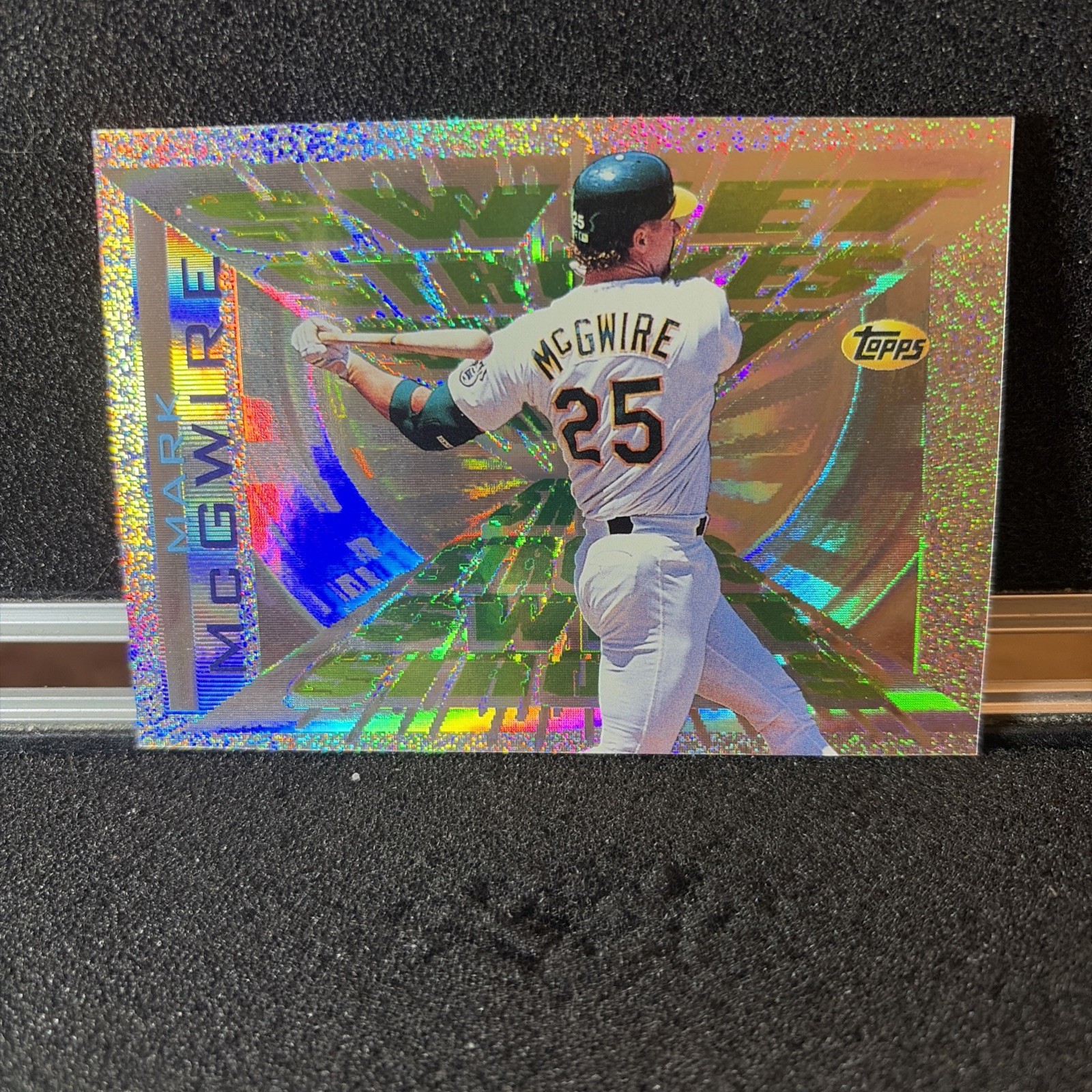 1997 Topps MARK MCGWIRE “SWEET STROKES” HOLO FOIL SP INSERT SS10🔥RARE🔥
