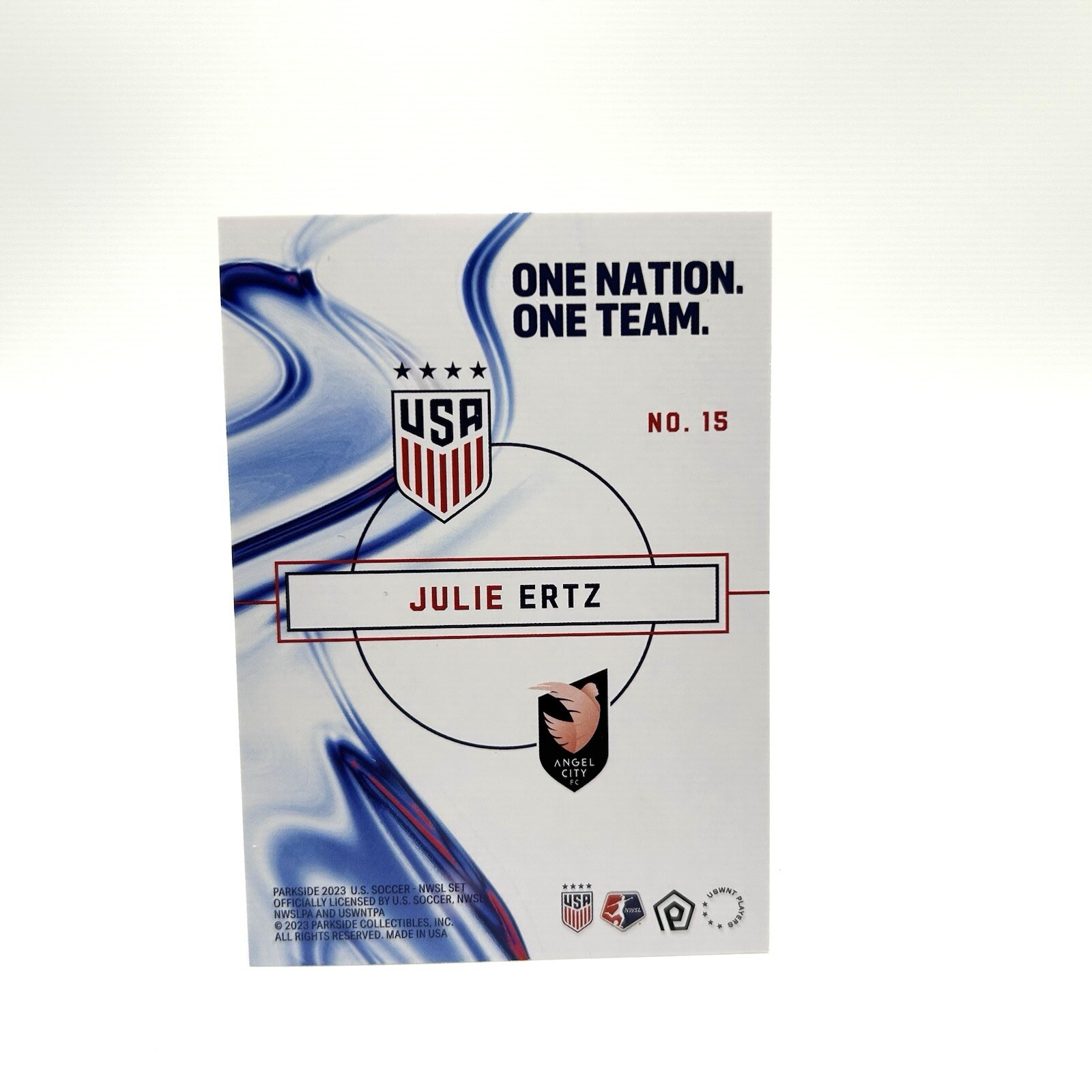 Julie Ertz #15 Team USA USWNT Soccer Card 2023 Parkside Limited Set