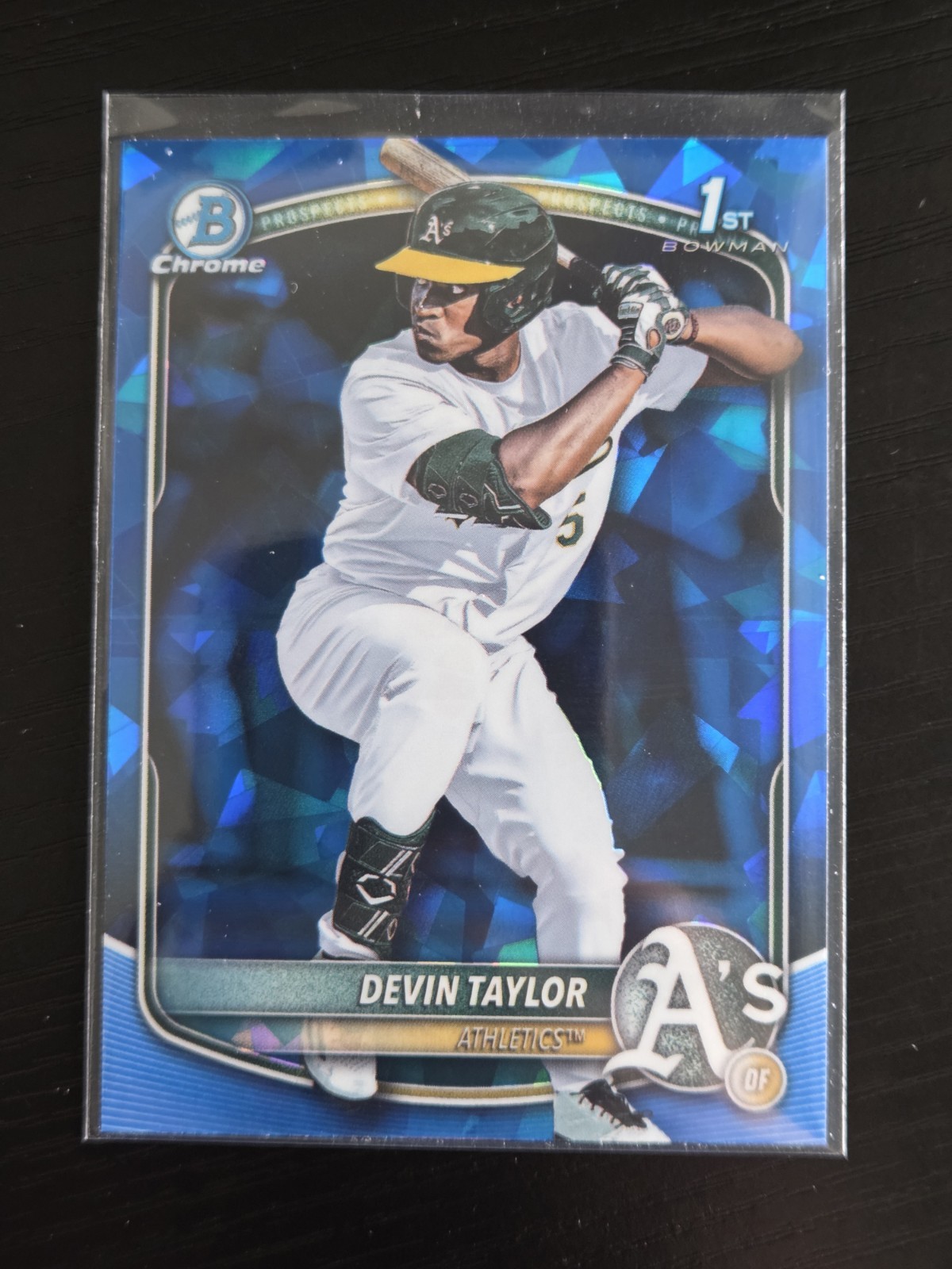 2025 Bowman Chrome 1st Sapphire Refractor BDC-135 Devin Taylor