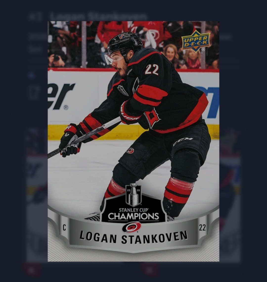 EPACK ONLY 2025-26 Upper Deck Carolina Huricanes Stanley Cup Champions SET