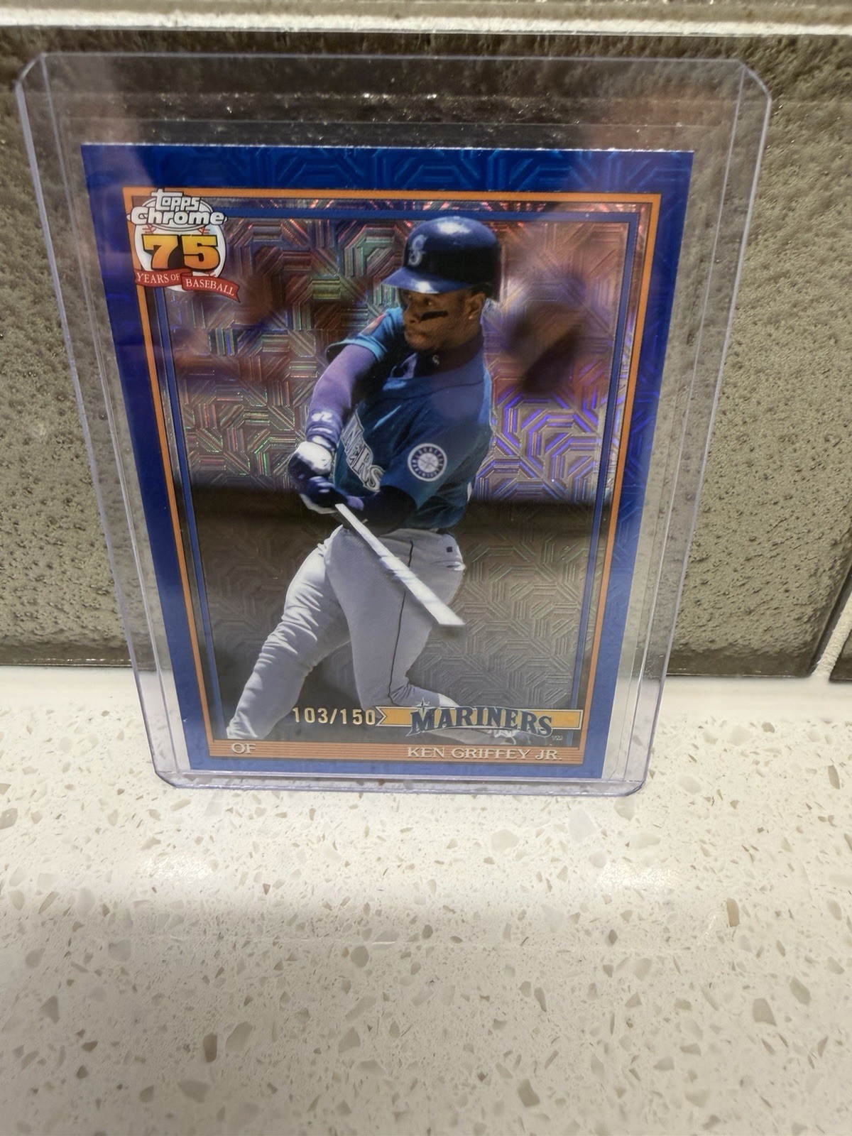 Ken Griffey Jr – 2026 Topps Series 1 #91C-51 1991 Topps Chrome Blue Mojo /150
