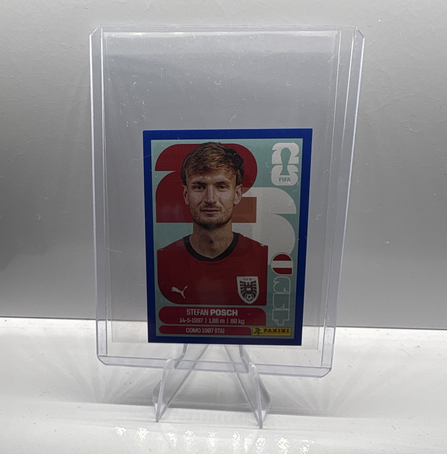 Panini FIFA World Cup 2026 AUT 7 Stefan Posch, Austria – Sticker Card