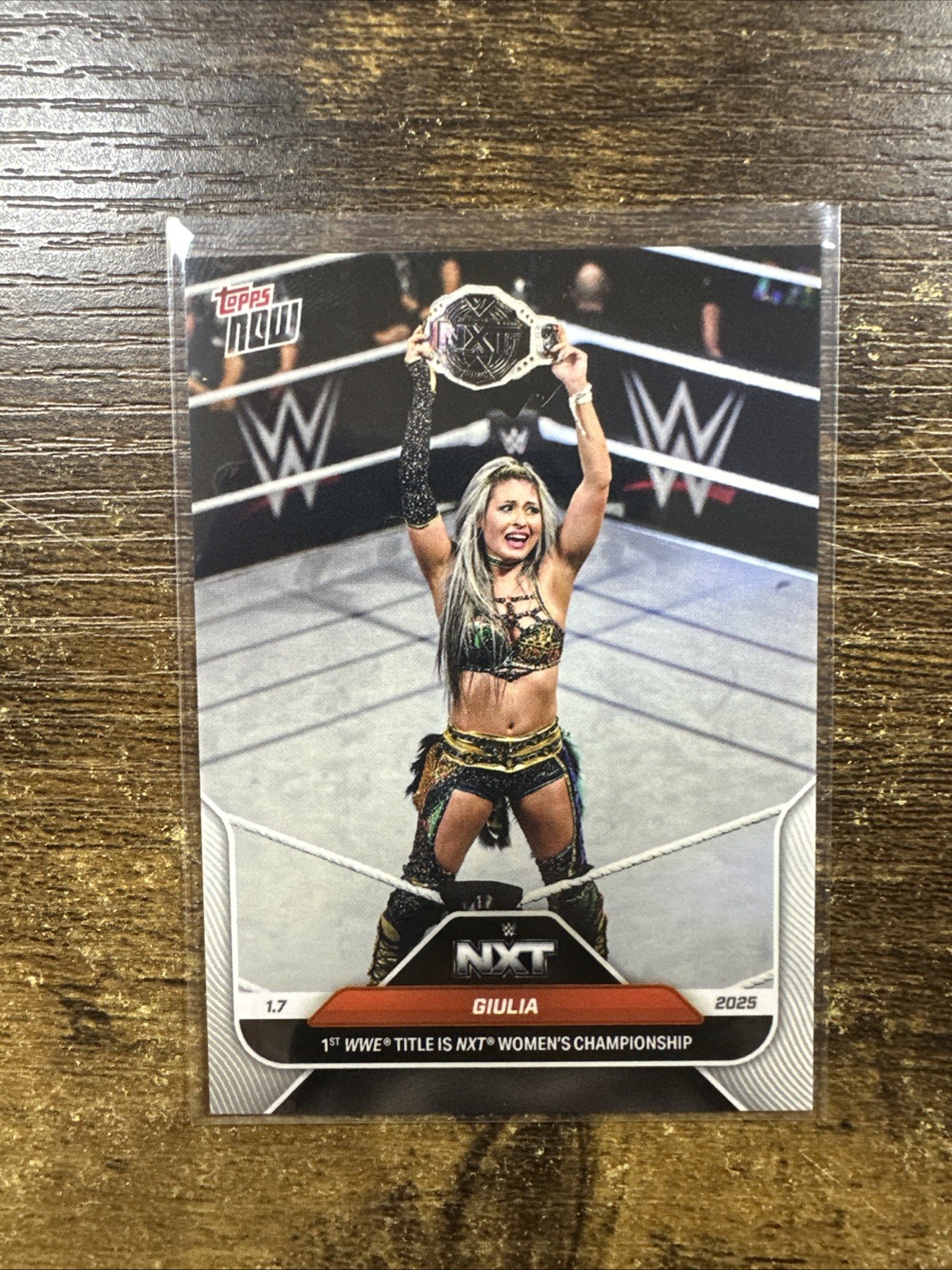 GIULIA 2025 Topps Now WWE NXT Women’s Champion /2909 #7