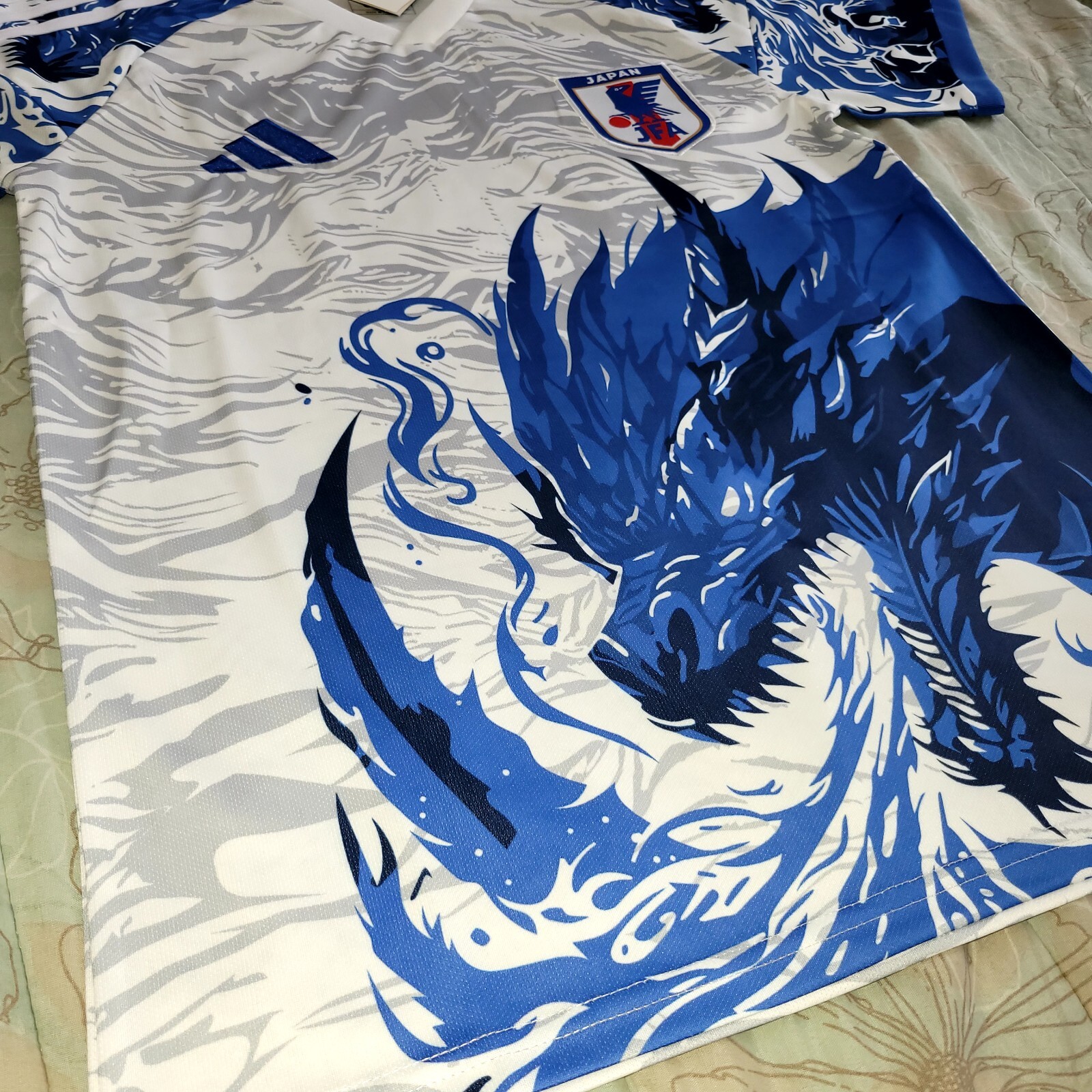 Japan Soccer Jersey Special Blue Dragon Concept Edition S,M,L,XL,XXL
