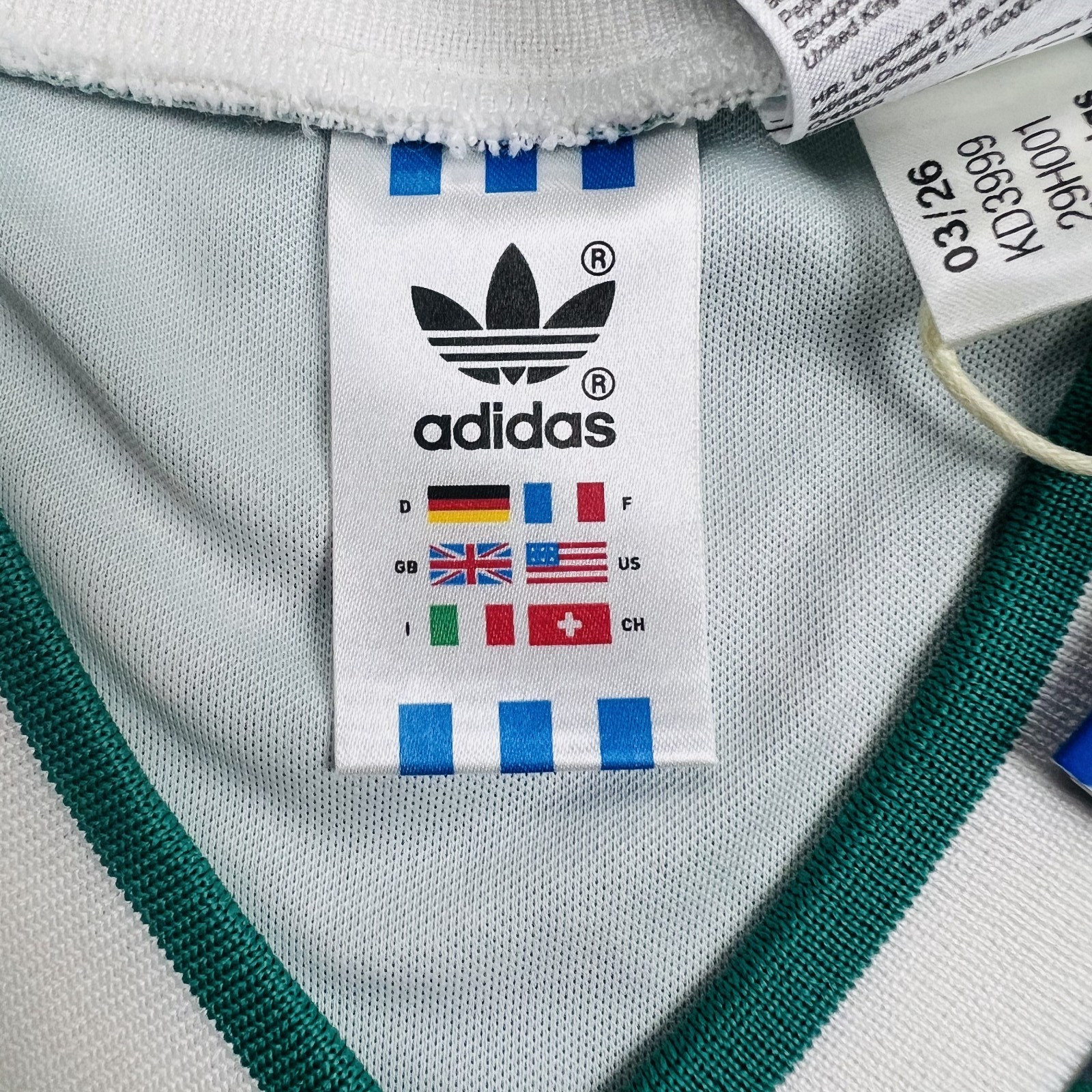 Germany Team Jersey 1990 Away WM Reissue Soccer Shirt Adidas KD3999 Men Size L