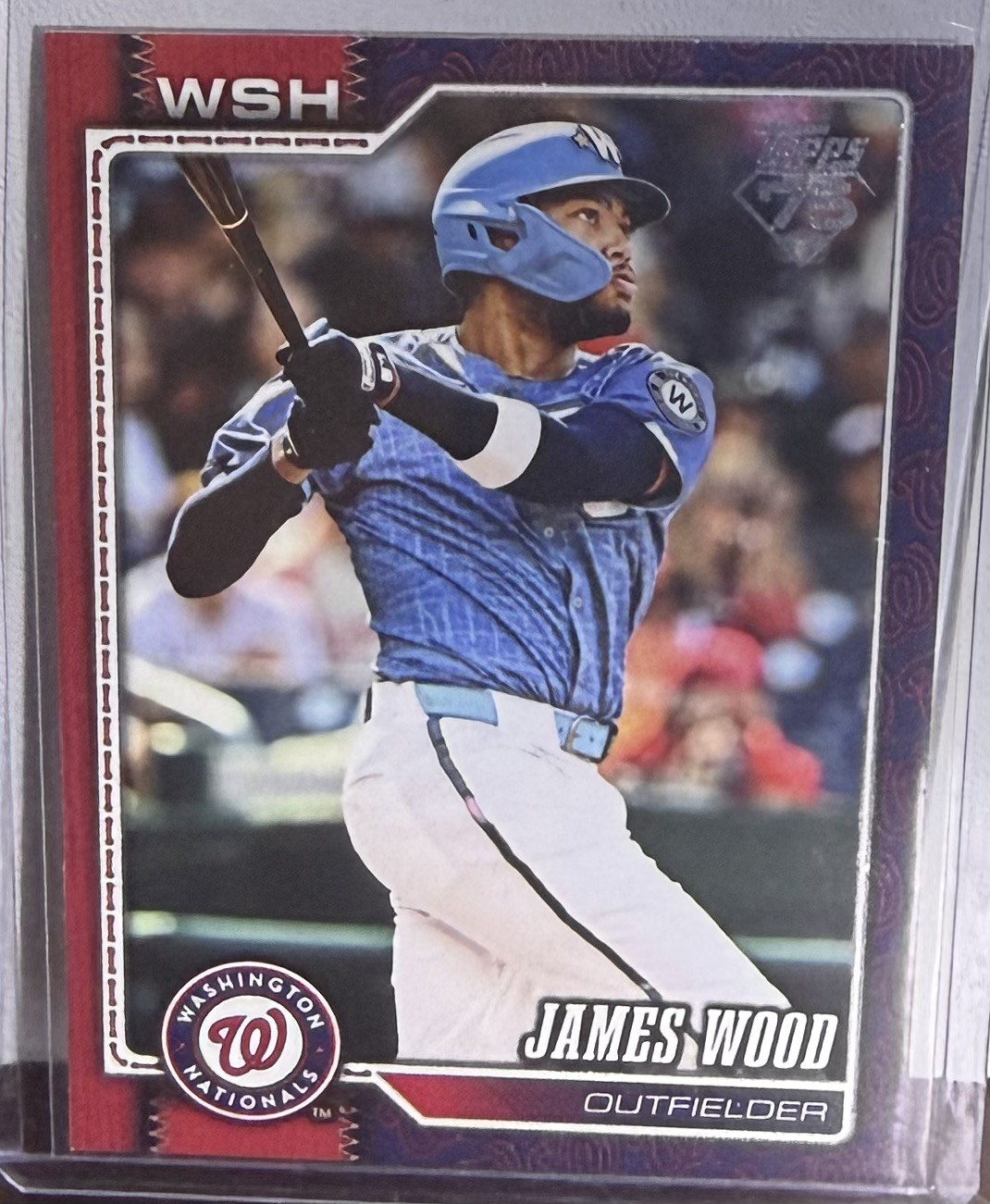 2026 Topps Series 1 – James Wood #349 Team Color Border