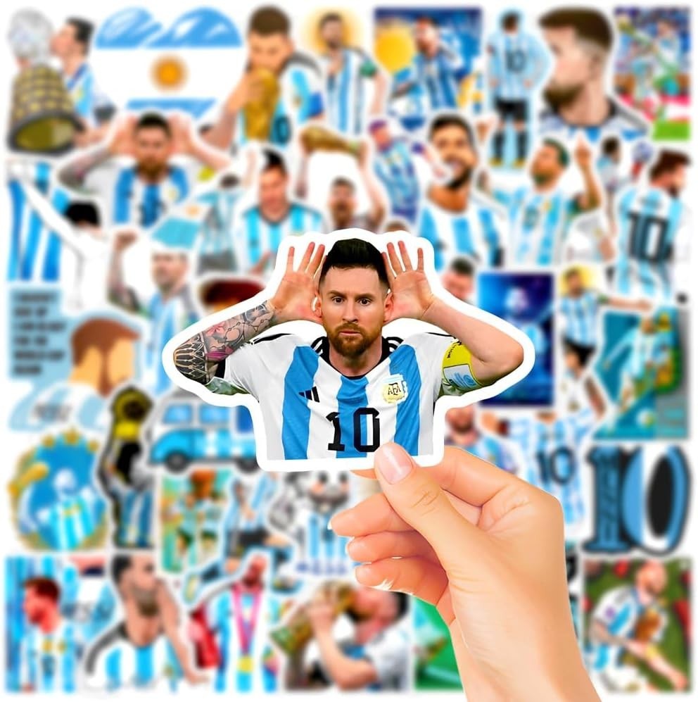 50PCS Messi Waterproof Stickers – Perfect for Crafts, Gifts & Personalization