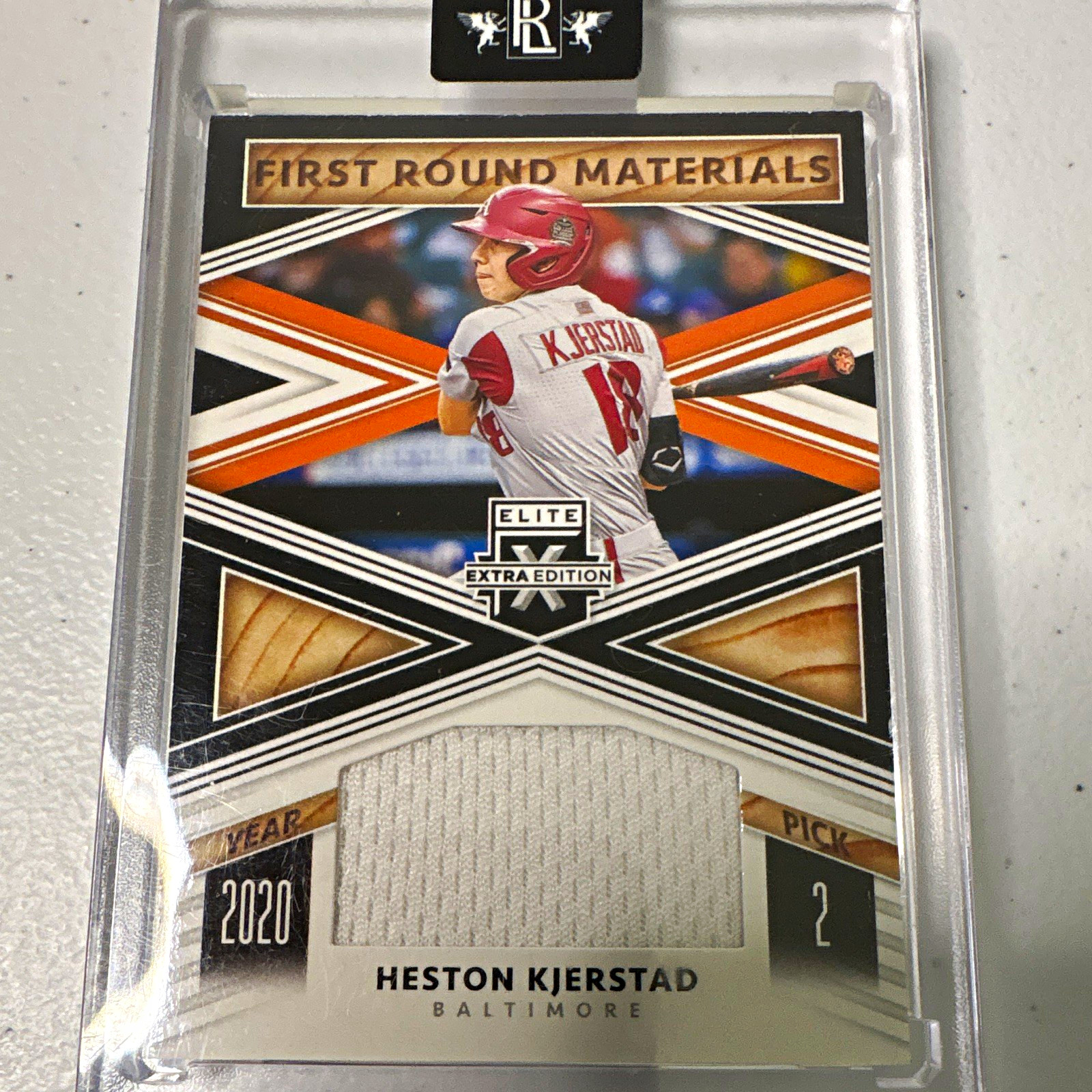 Panini 2020 Elite Extra Edition Heston Kjerstad First Round Materials #FRM-HK
