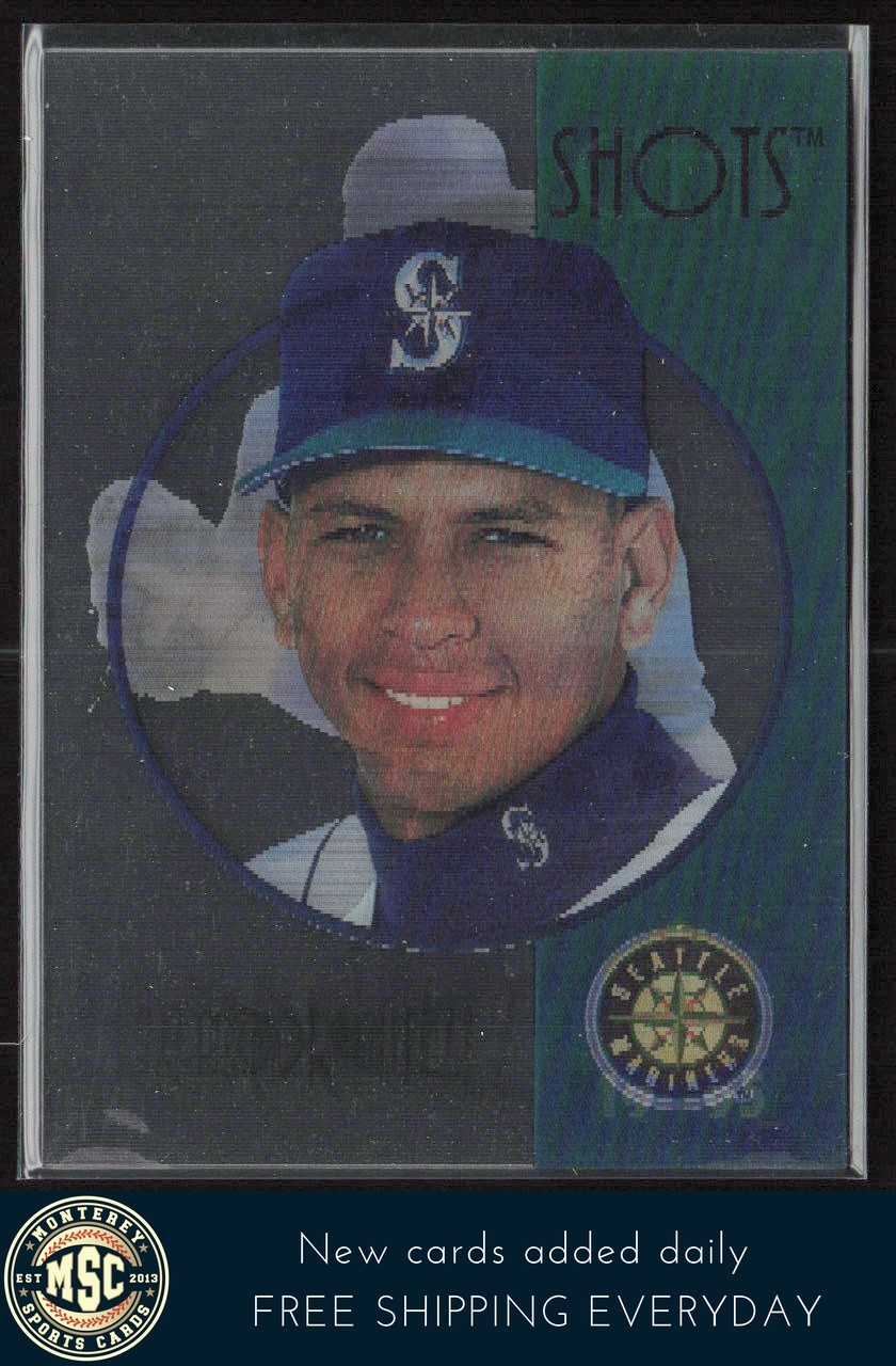 Alex Rodriguez 1995 Sportflix UC3 Clear Shots #CS1 Seattle Mariners