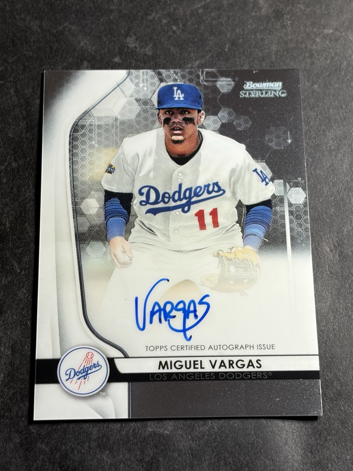 2020 Bowman Sterling Miguel Vargas #BSPA-MV Auto