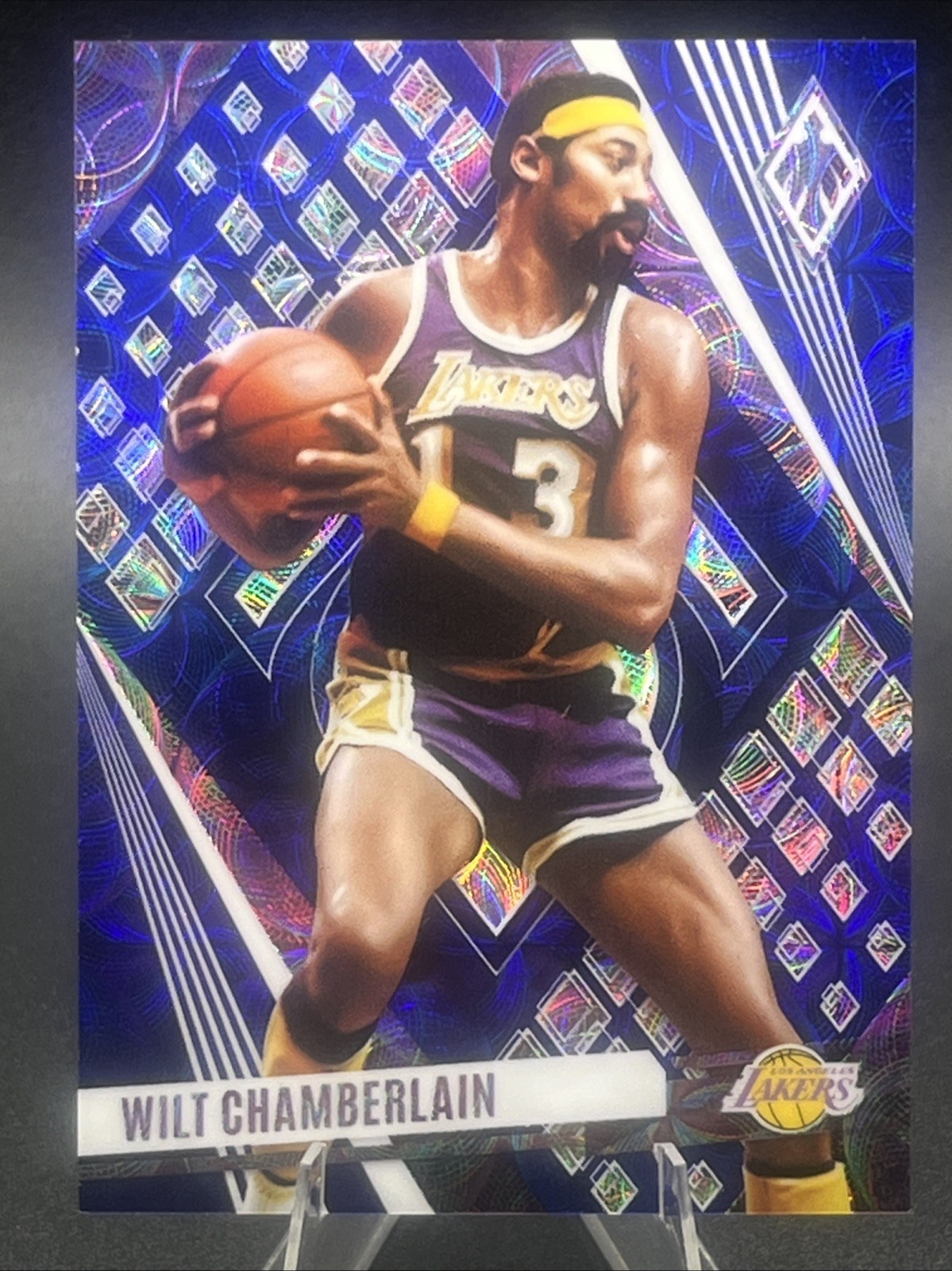 Wilt Chamberlain 2023-24 Panini Phoenix Blue /35 LA Lakers