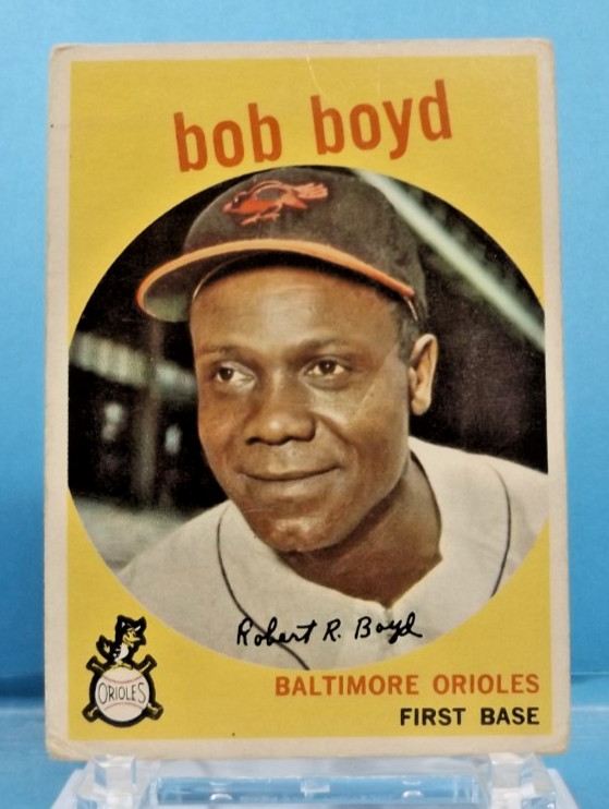 1959 Topps #82 – Bob Boyd – Baltimore Orioles – Very Good