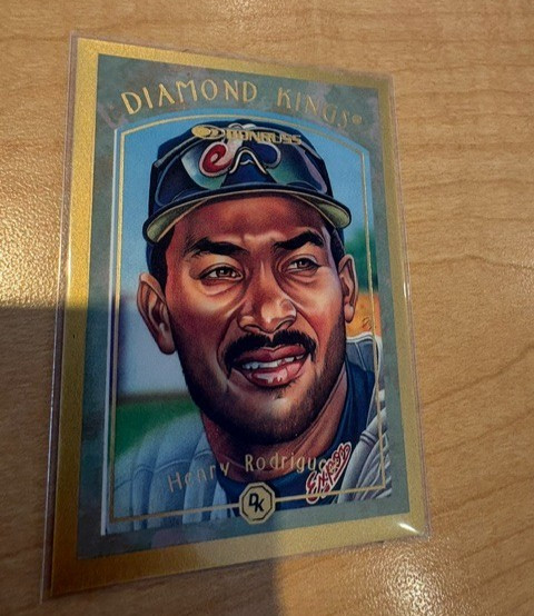 1997 Donruss Diamond Kings Henry Rodriguez #6 of 10 – #’rd 01886/10000 – Expos