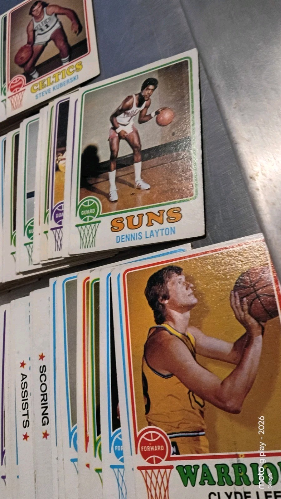 1973-74 Topps Basketball Partial Set Lot (205/264) Wilt Chamberlain Dr J G-VG