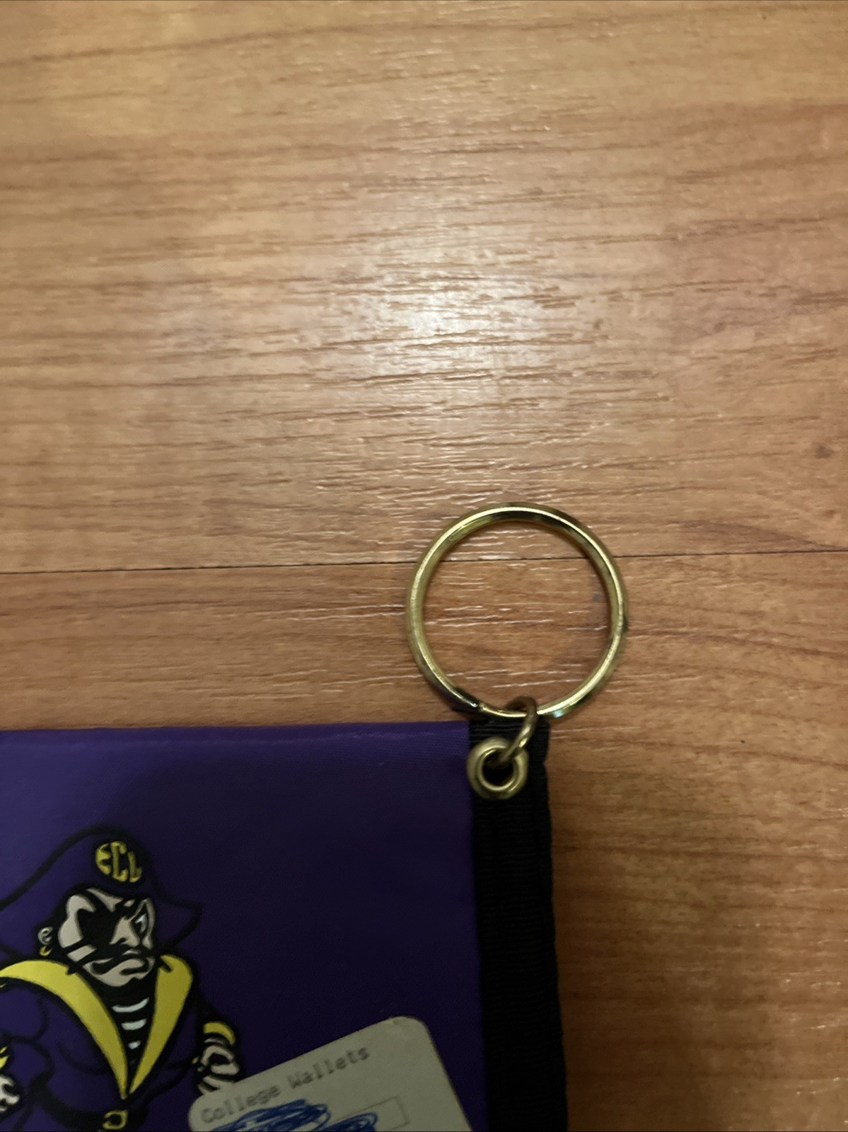 East Carolina Pirates ECU Nylon I.D. Case Card with Keyring Multicolor