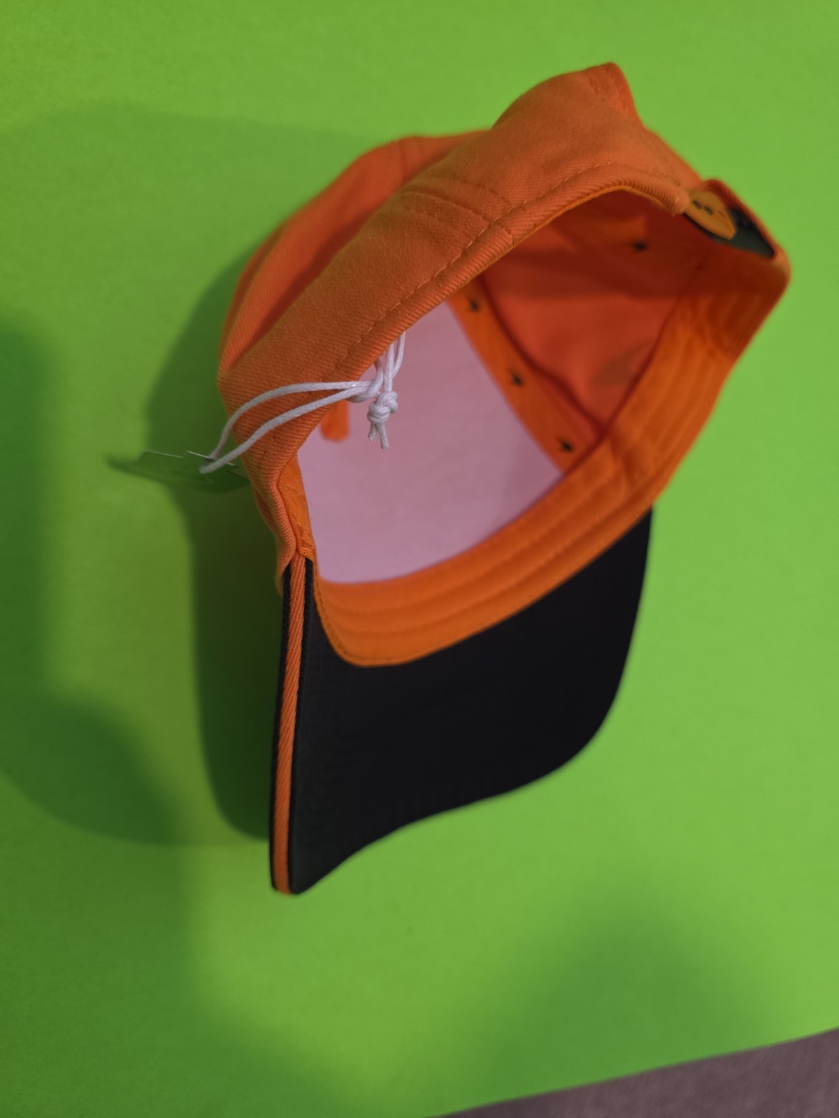 McLaren F1 Racing Formula 1 Team Papaya & Black Cap Hat Okta Logo SnapBack