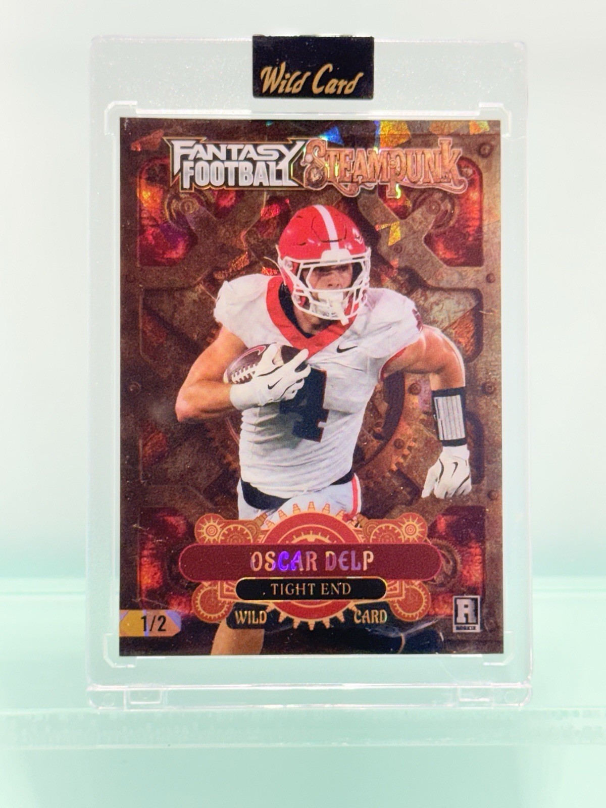 2026 Wild Card Fantasy Football Steampunk Oscar Delp Rookie 1/2