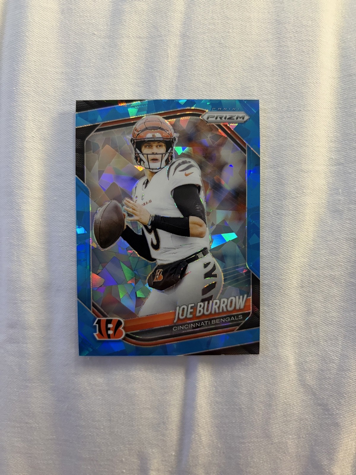 2025 Panini Prizm – Joe Burrow #62 Blue Ice Prizm /99