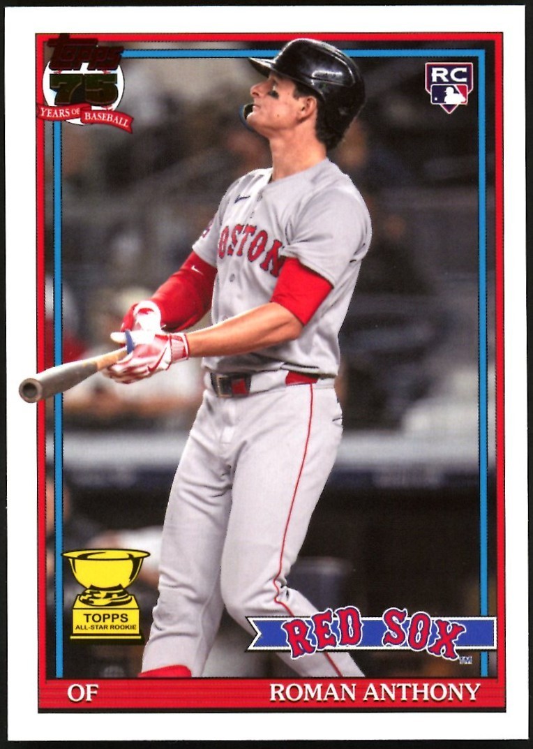 2026 Topps Series 2 Roman Anthony #91B2-11 ROOKIE 1991 Topps Baseball