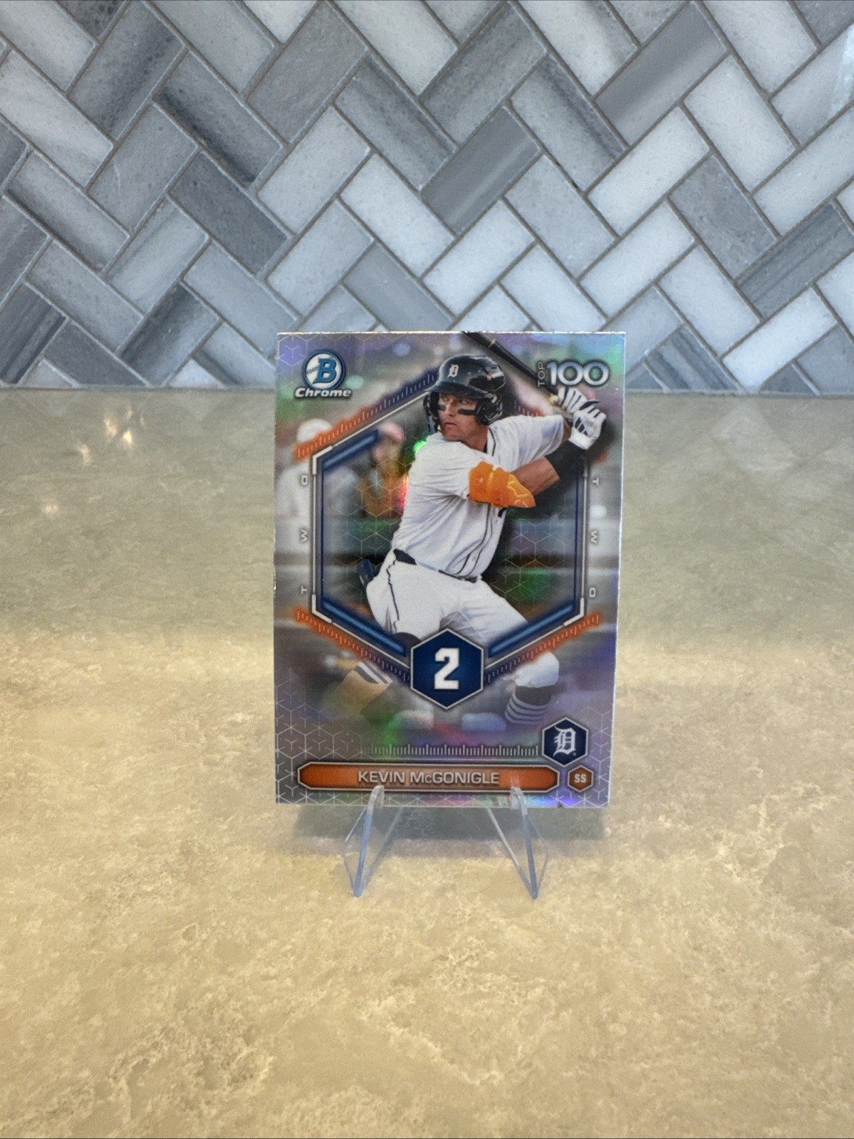 2026 Bowman Chrome Kevin McGonigle Top 100 Refractor #BTP-2 TIGERS