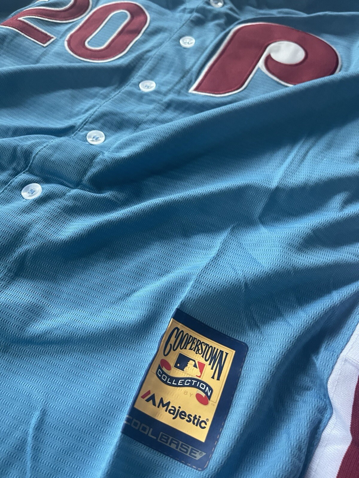 Mike SCHMIDT Philadelphia Phillies #20 Powder Blue Jersey Adult All Sizes NWT