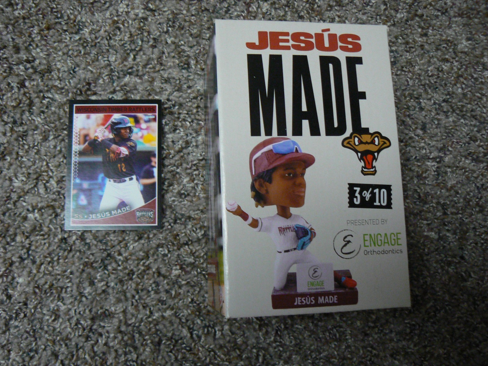 2026 Jesus’ Made SGA Bobblehead 3 of 10 1000 total with Baseball Card.