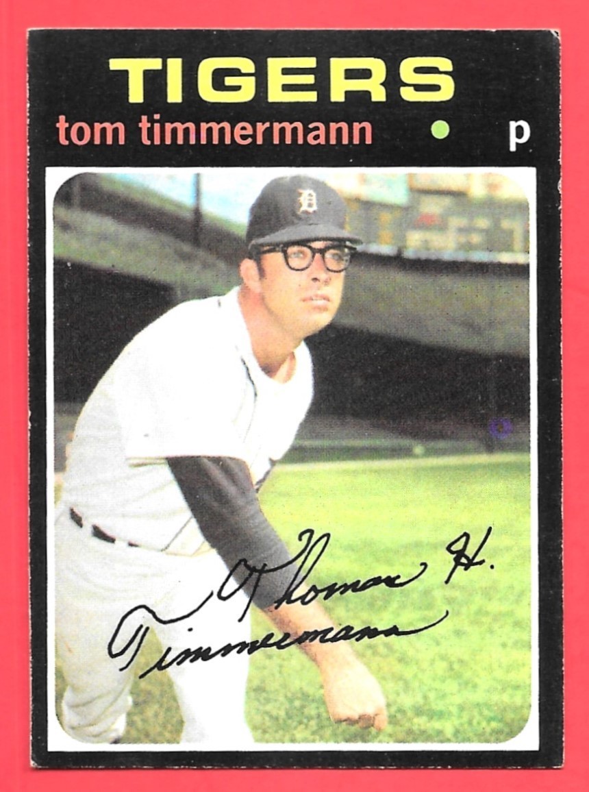 1971 Topps #296 Tom Timmerman – VG
