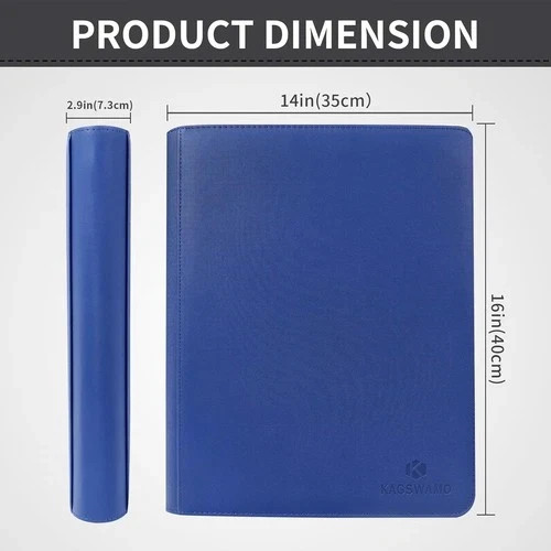 Toploader Binder, Holds 324 Toploaders, 9 Pockets, Top Loader Binder for Cards S