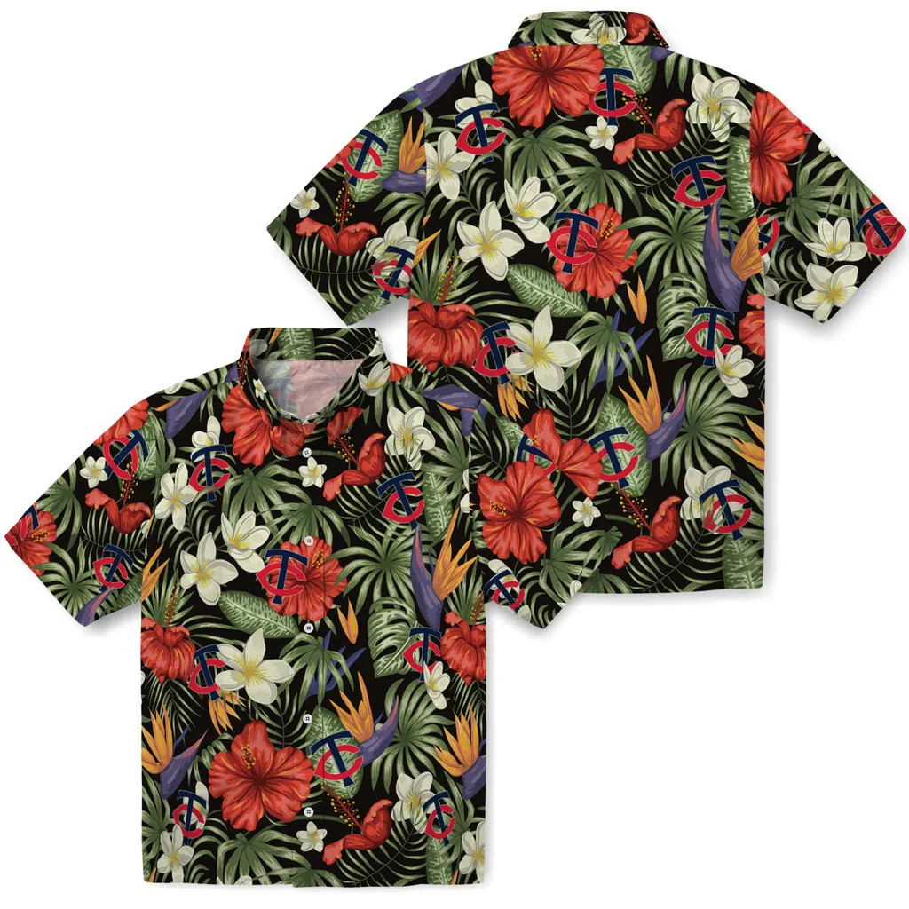 Minnesota Baseball Team Twinss Hawaiian Button Down Shirt Unisex Adults S-5XL