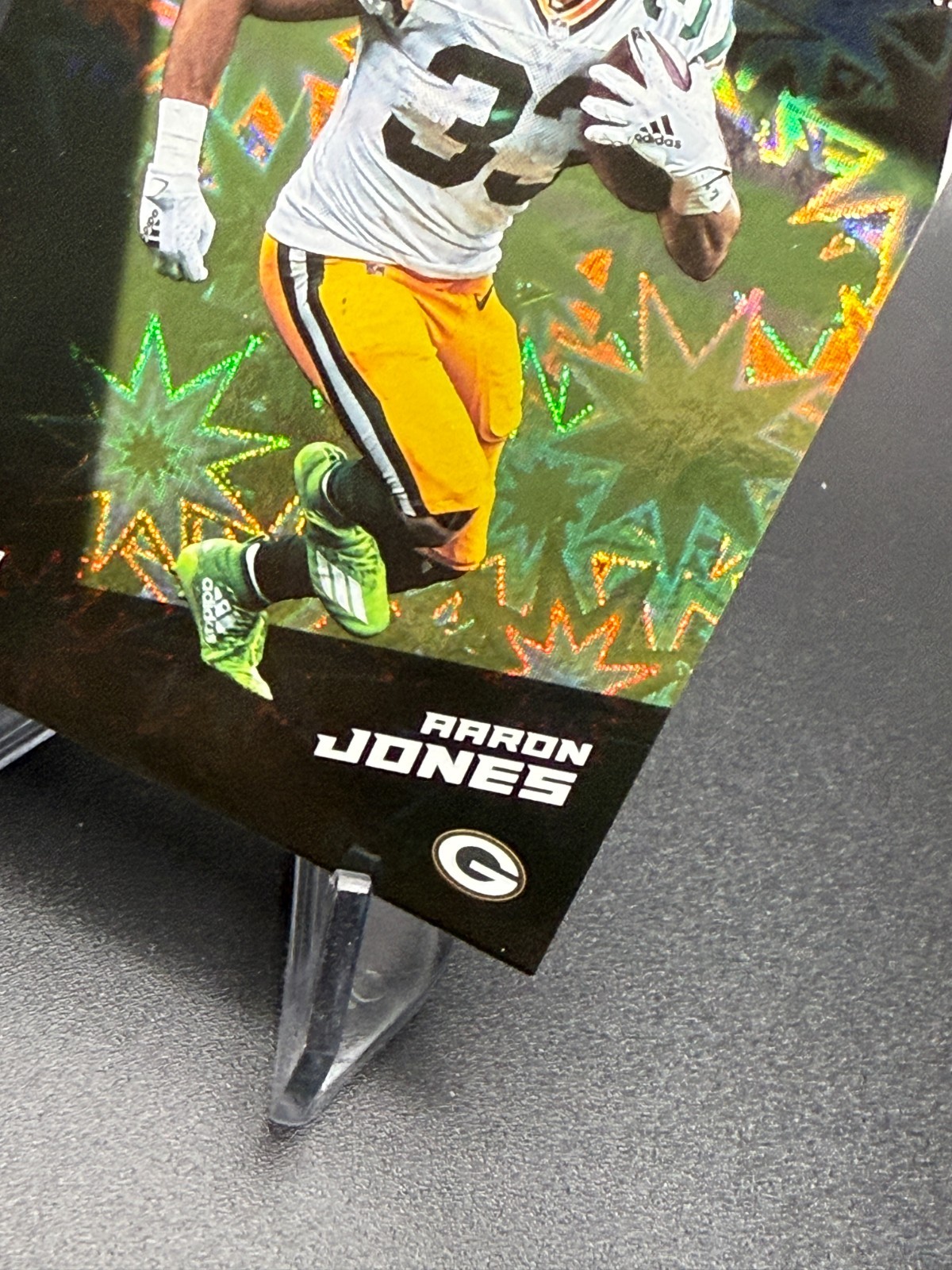 Aaron Jones 2021 Panini Player of the Day KABOOM! #d 30/99 Green Bay Packers SSP