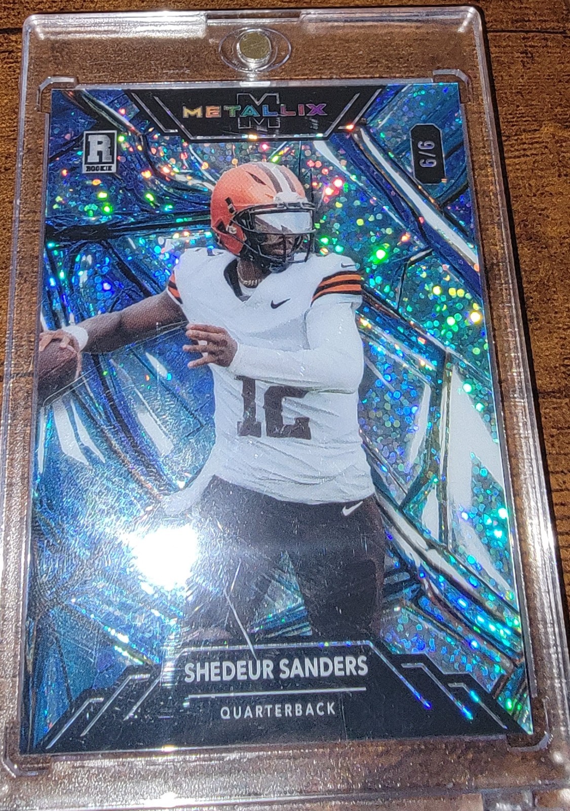 Wild Card Metallix 2025 Shedeur Sanders Rookie Card Numbered 9/9