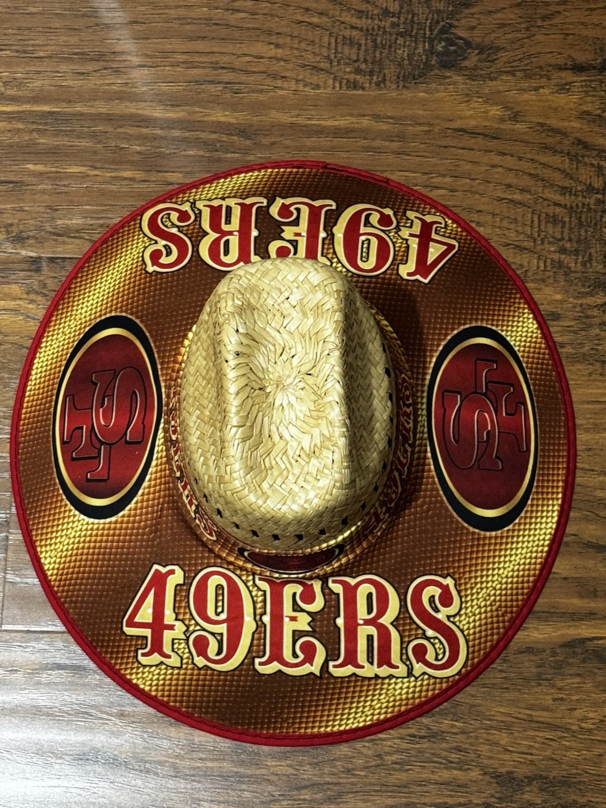 San Francisco 49ers Straw Hat Unisex One Size Fit All