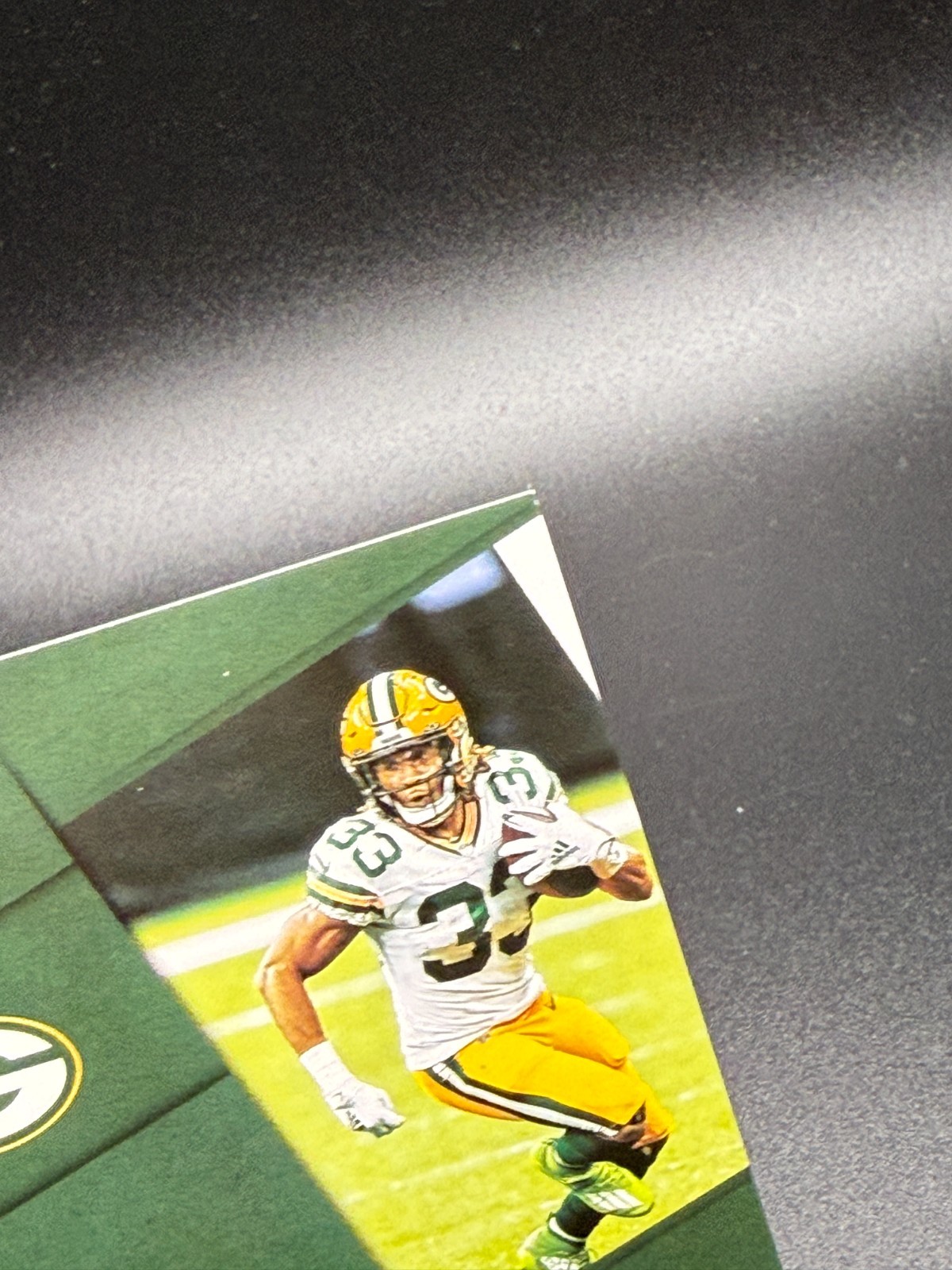 Aaron Jones 2021 Panini Player of the Day KABOOM! #d 30/99 Green Bay Packers SSP