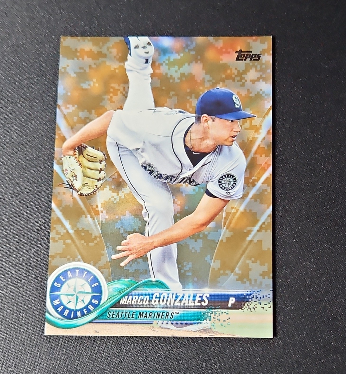 Topps 2018 Update Series Marco Gonzales #US243 Memorial Day Camo # 1 /25