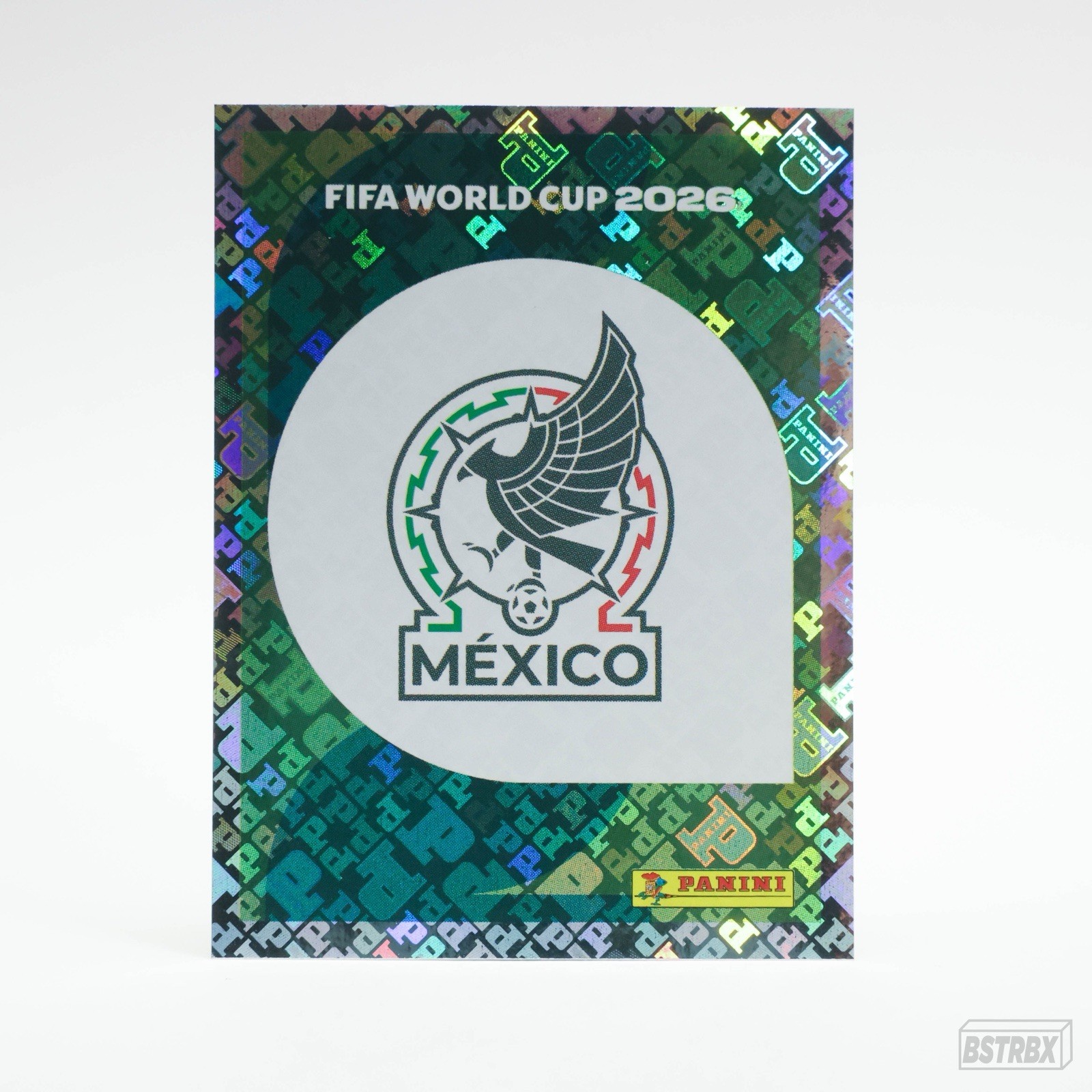 2026 Panini FIFA World Cup USA Sticker Mexico Logo Crest Foil MEX1