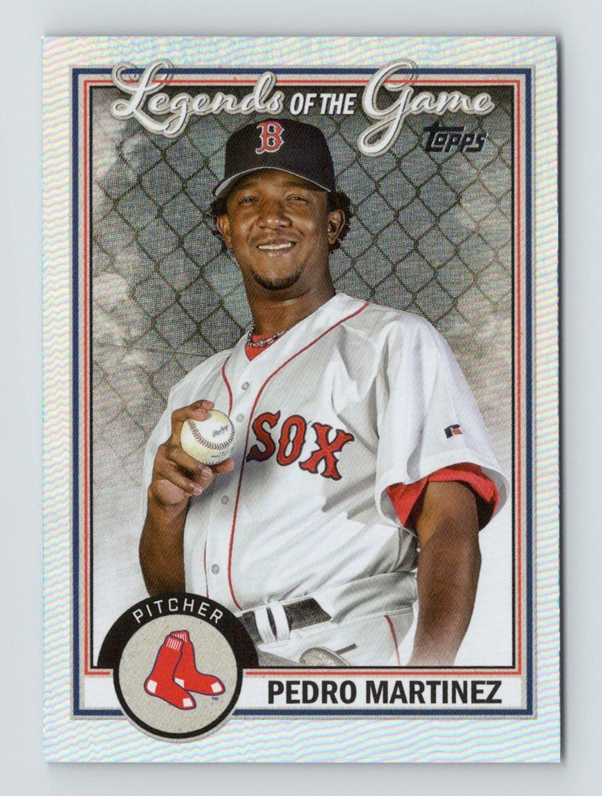 2023 Topps Baseball LEGENDS OF THE GAME Boston Red Sox – Pedro Martinez #LG-29