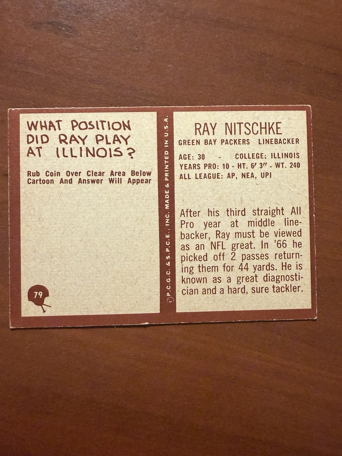 Vintage 1967 Philadelphia NFL Football Card Lot of 3 Hall of Fame HOF VG/EX