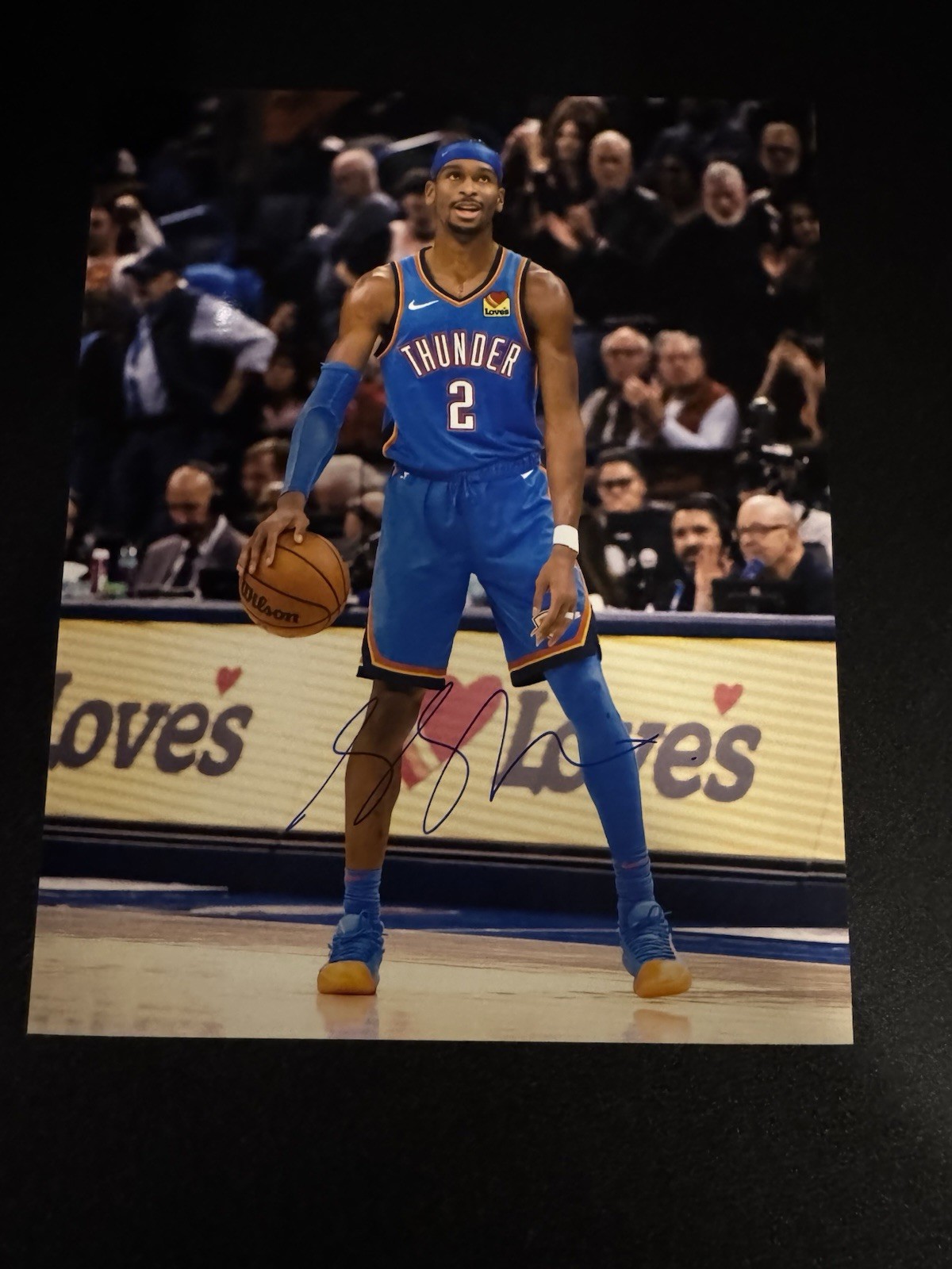 Shai Gilgeous Alexander Signed 8×10 Photo Dual COAs NBA Allstar Championship