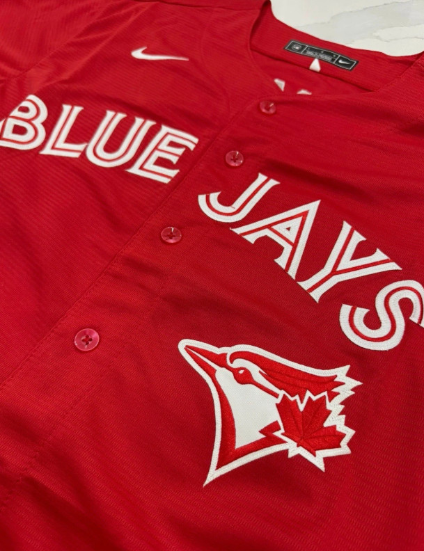 Ernie Clement #22 Toronto Blue Jays Red Canada Day Jersey Men S-3XL