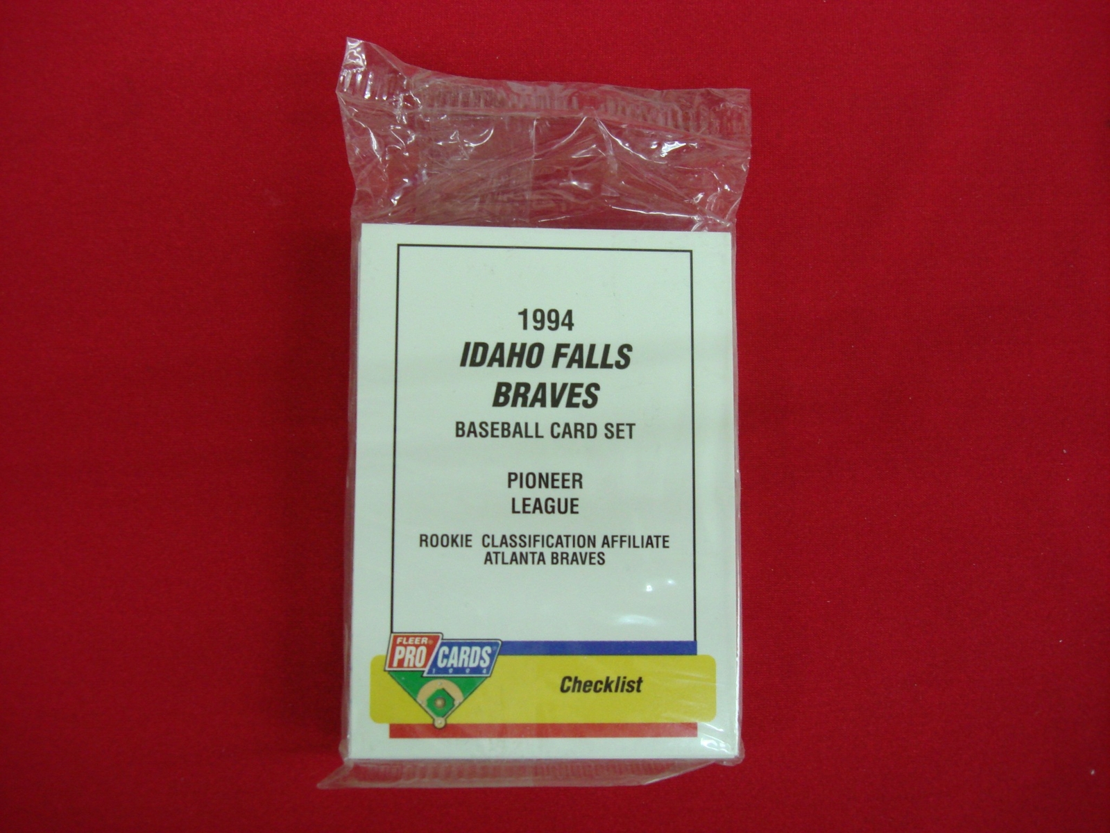 1994 IDAHO FALLS BRAVES FLEER PROCARDS MINOR LEAGUE BB TEAM SET ATLANTA BRAVES