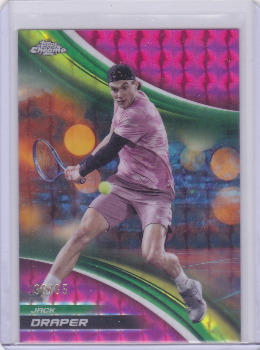 2025 Topps Chrome Tennis Autograph & Refractor cards | Cheap Combined Shipping!